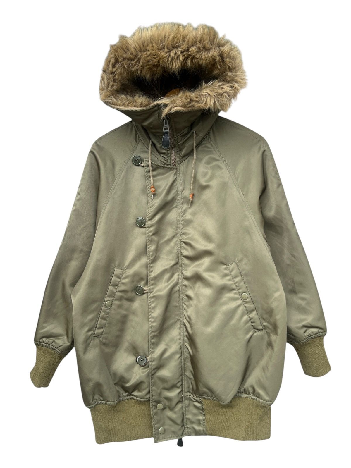 Journal Standard Journal Standard Military Bomber Fur Long Jacket Size US M / EU 48-50 / 2 - 1 Thumbnail