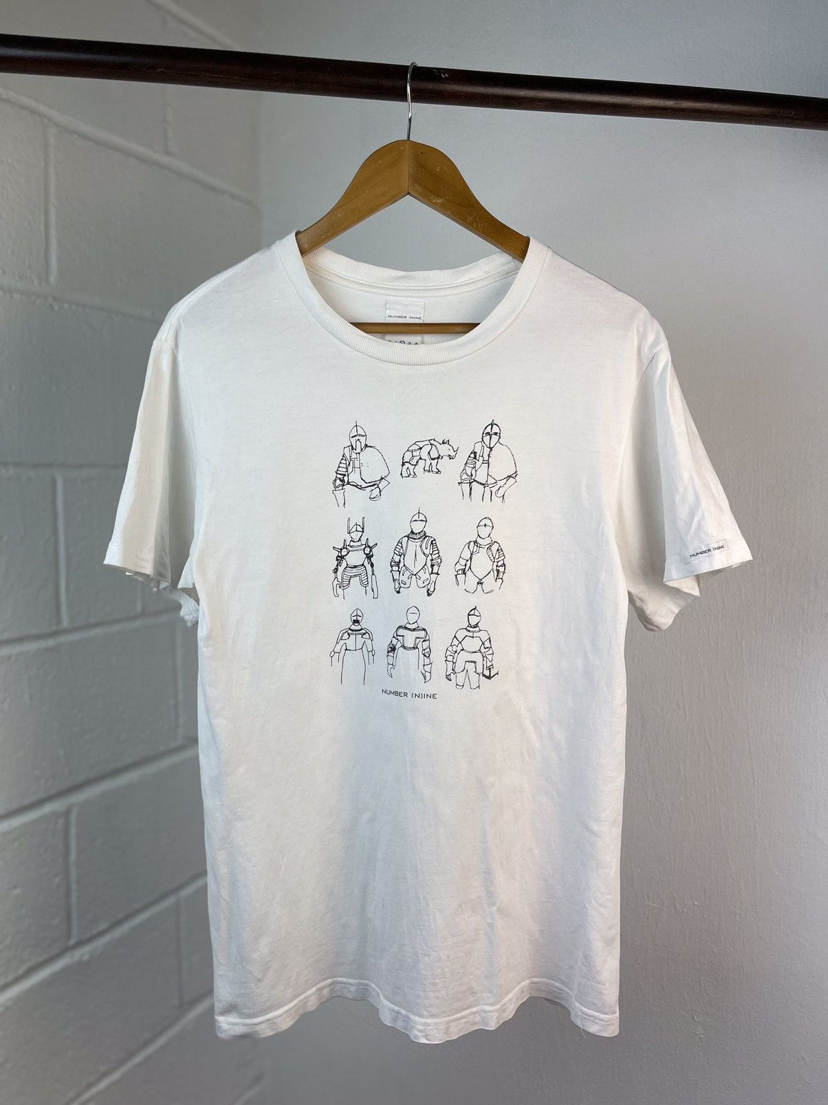 Number (N)ine Authentic 2001 Number Nine Knight Tee Size US S / EU 44-46 / 1 - 2 Thumbnail