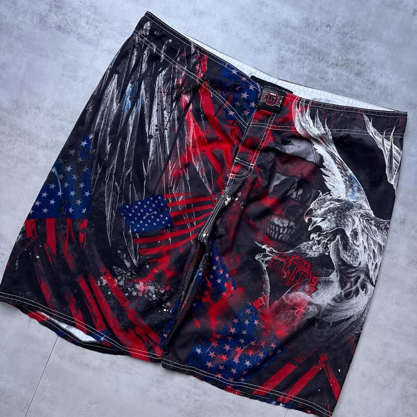 Other Y2K MMA Elite 00s Grunge Board Shorts Size US 36 / EU 52 - 4 Thumbnail