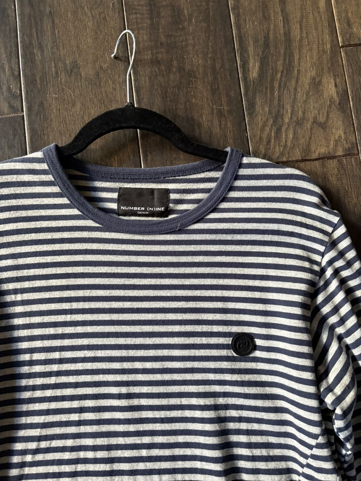 Number (N)ine Asymmetrical Cut Long Sleeve/Blouse