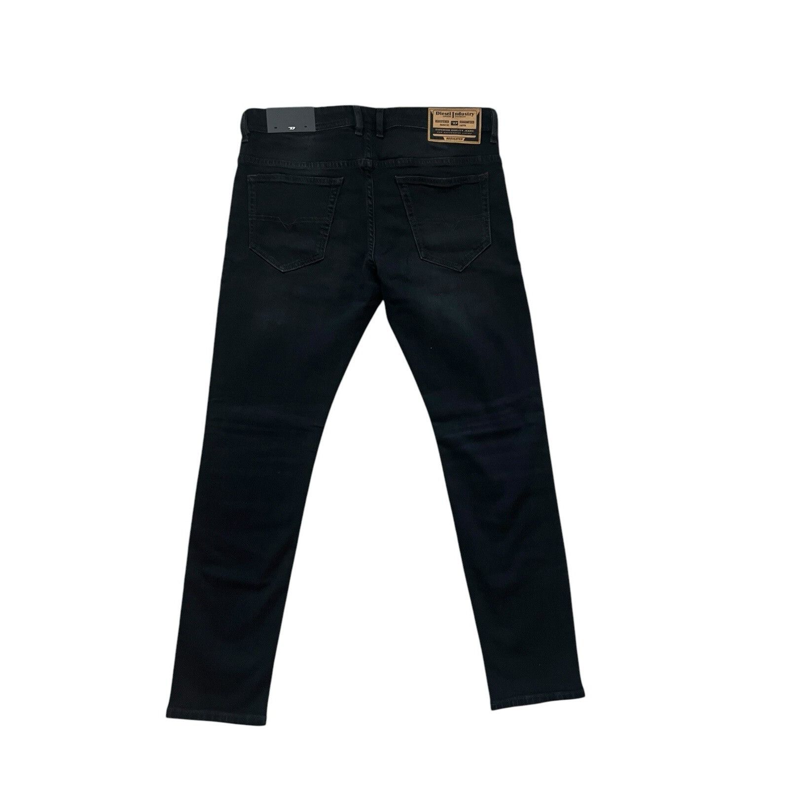 Diesel Diesel Mens Thommer Slim Fit Jeans RM064 Black Size 36/32 Size US 36 / EU 52 - 4 Thumbnail