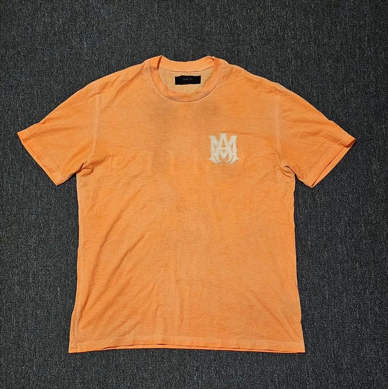 Amiri Amiri Washed Orange T-Shirt Short Sleeve Size US S / EU 44-46 / 1 - 1 Thumbnail