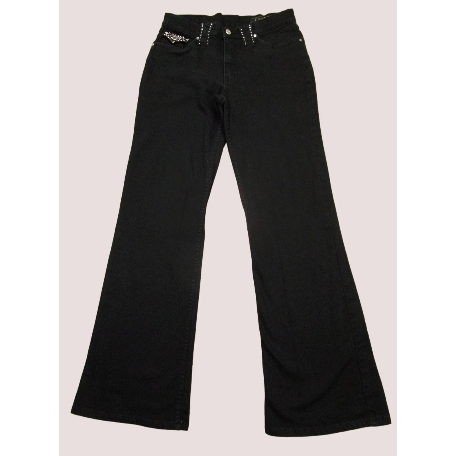 Vintage VINTAGE Lawman Jeans Women 29 Black High Rise Bootcut Pants 90s Southwestern Cowboy Retro Denim Regular Women’s Jeans Size 29" - 1 Thumbnail