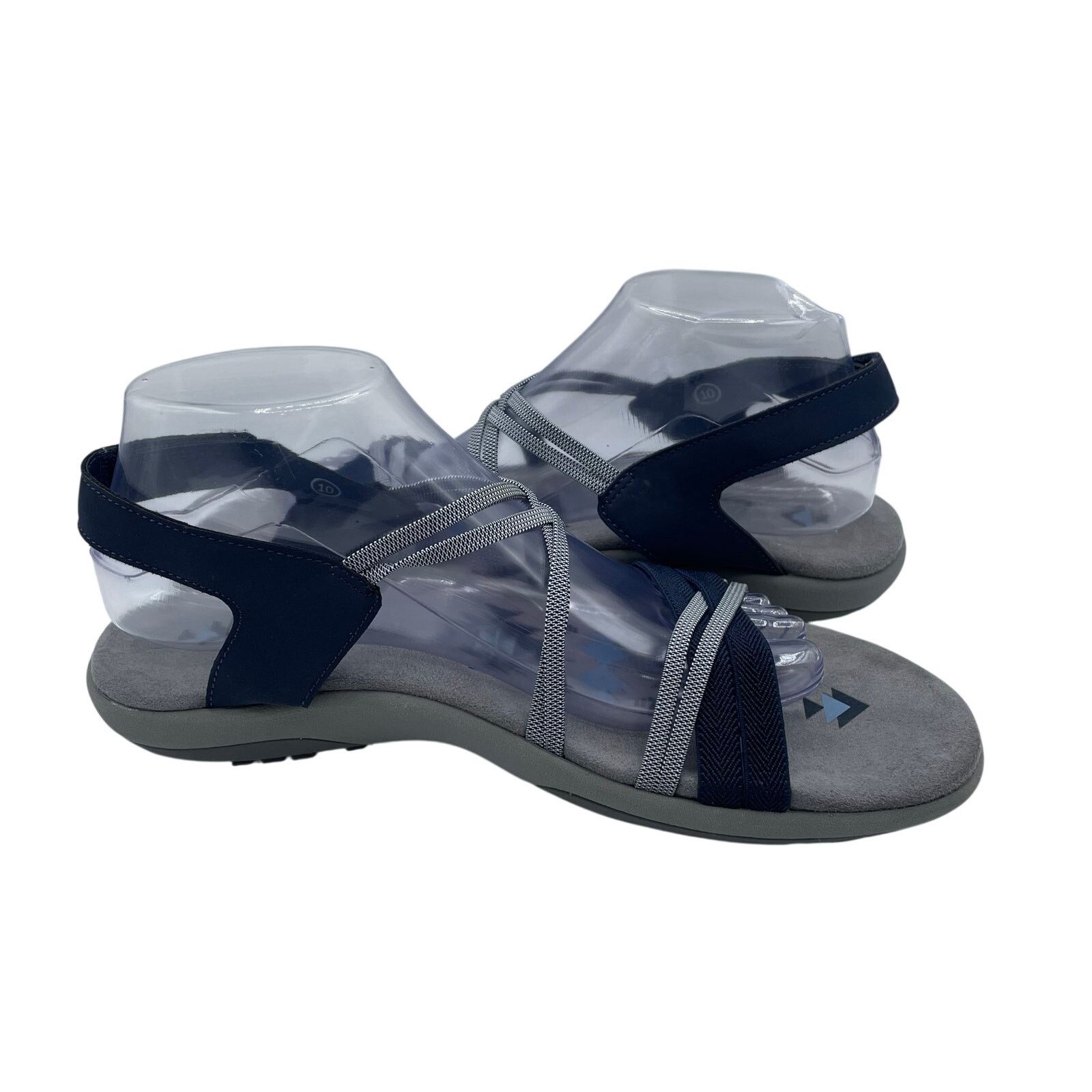SKECHERS Skechers Reggae Slim Takes Two Strappy Sandals Blue Women 10 Size US 10 / IT 40 - 5 Thumbnail