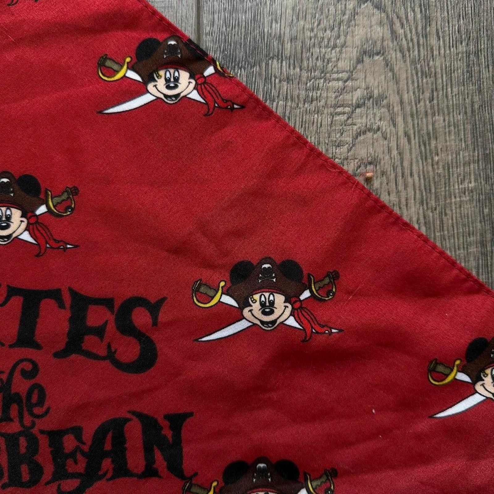 Disney Disney Pirates of The Caribbean Mickey Mouse Neck Scarf Size ONE SIZE - 7 Thumbnail