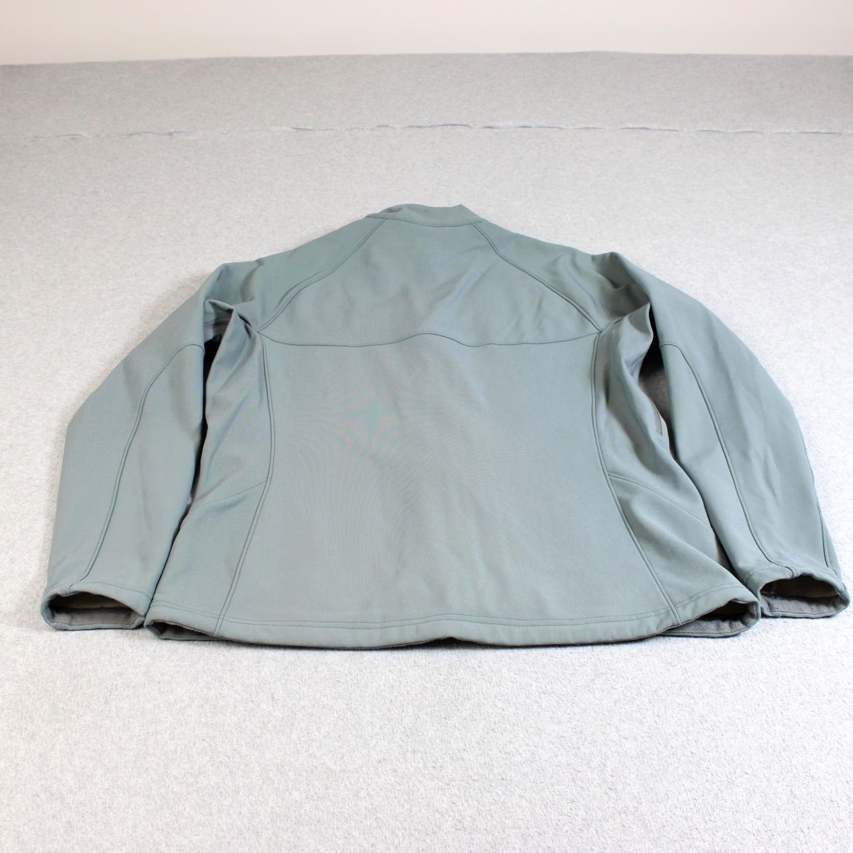 Vintage REI Softshell Jacket Women L Green Full Zip Fleece Lined Outdoor Hiking Casual Travel Winter Spring Fall Size L / US 10 / IT 46 - 2 Thumbnail