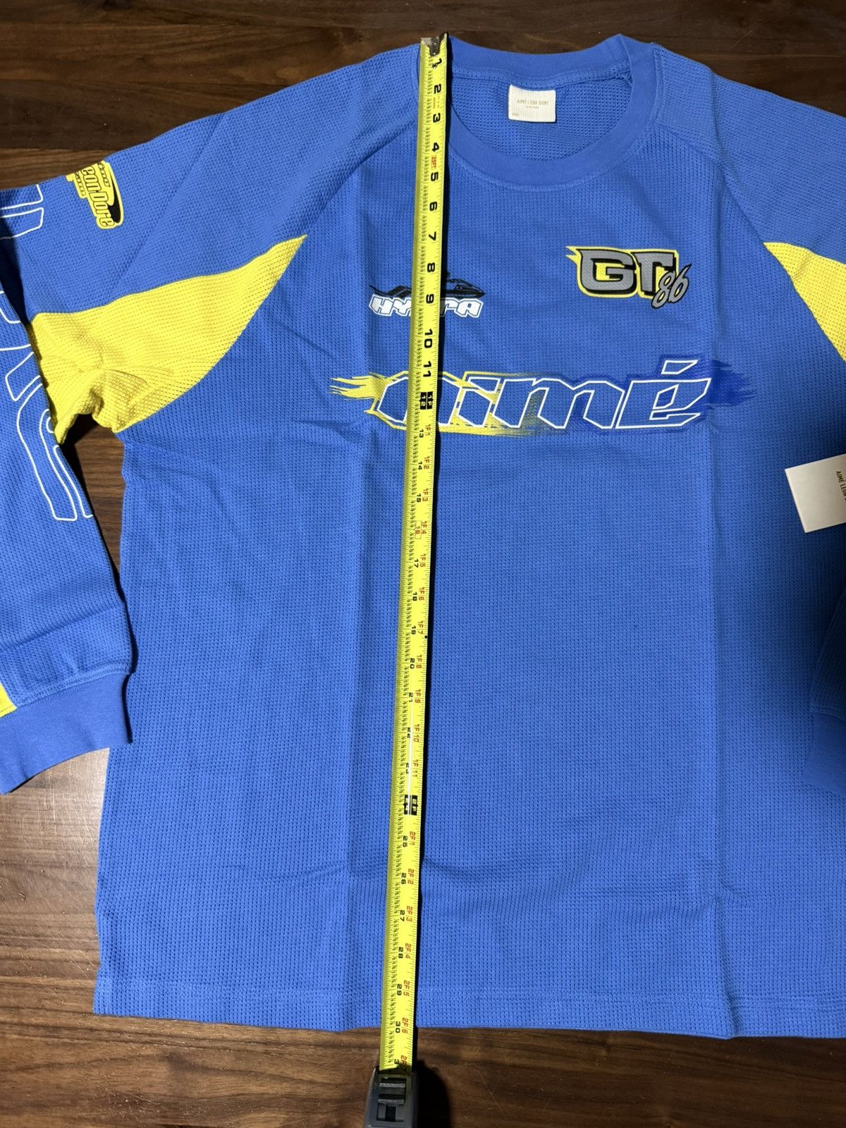 Aime Leon Dore Aime Leon Dore Long-Sleeve Mesh Waverunner Tee Blue Size XXL Size US XXL / EU 58 / 5 - 6 Thumbnail