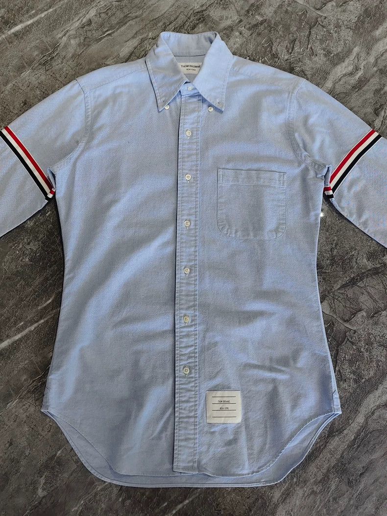 Thom Browne Thom Browne Blue shirt Size US XS / EU 42 / 0 - 1 Thumbnail
