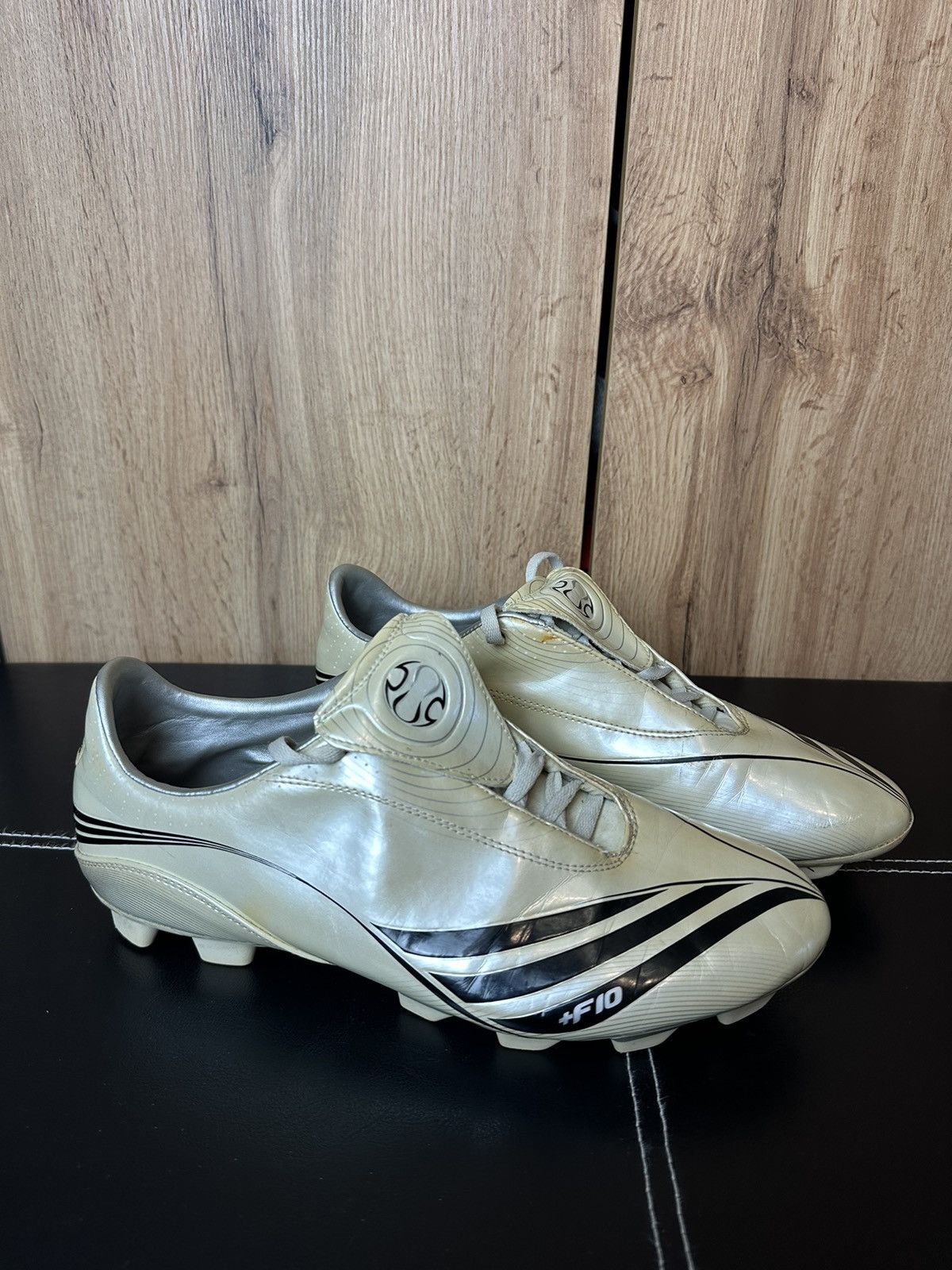ADIDAS F10 TRX FG SOCCER BOOTS CLEATS 011769 2007 US 1/2