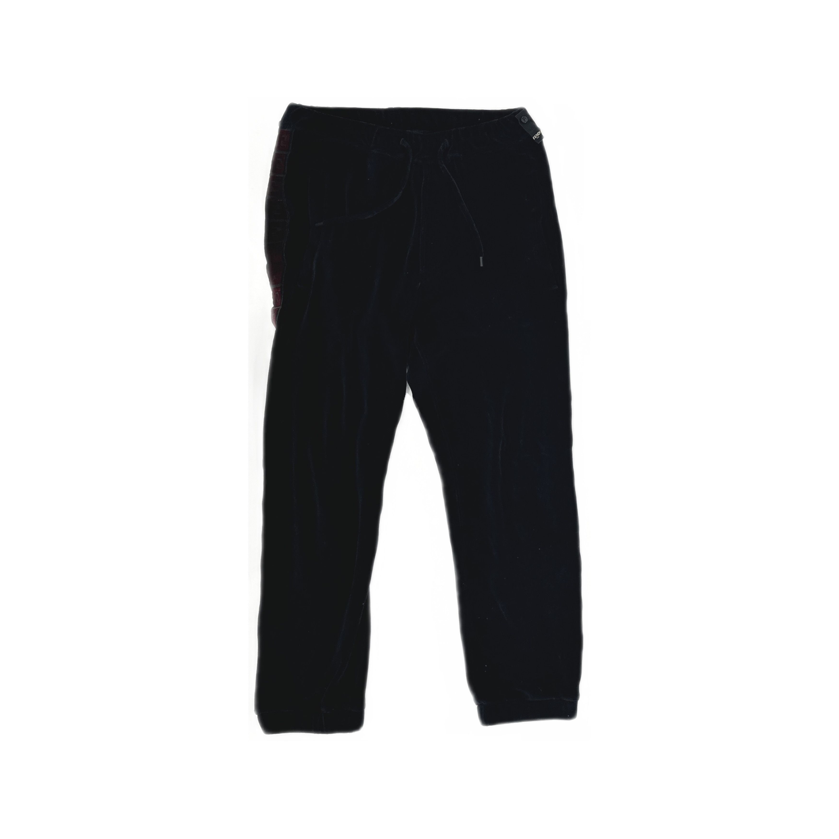 Fendi Fendi Logo Stripe Velvet Joggers Size 30 Size US 30 / EU 46 - 1 Thumbnail