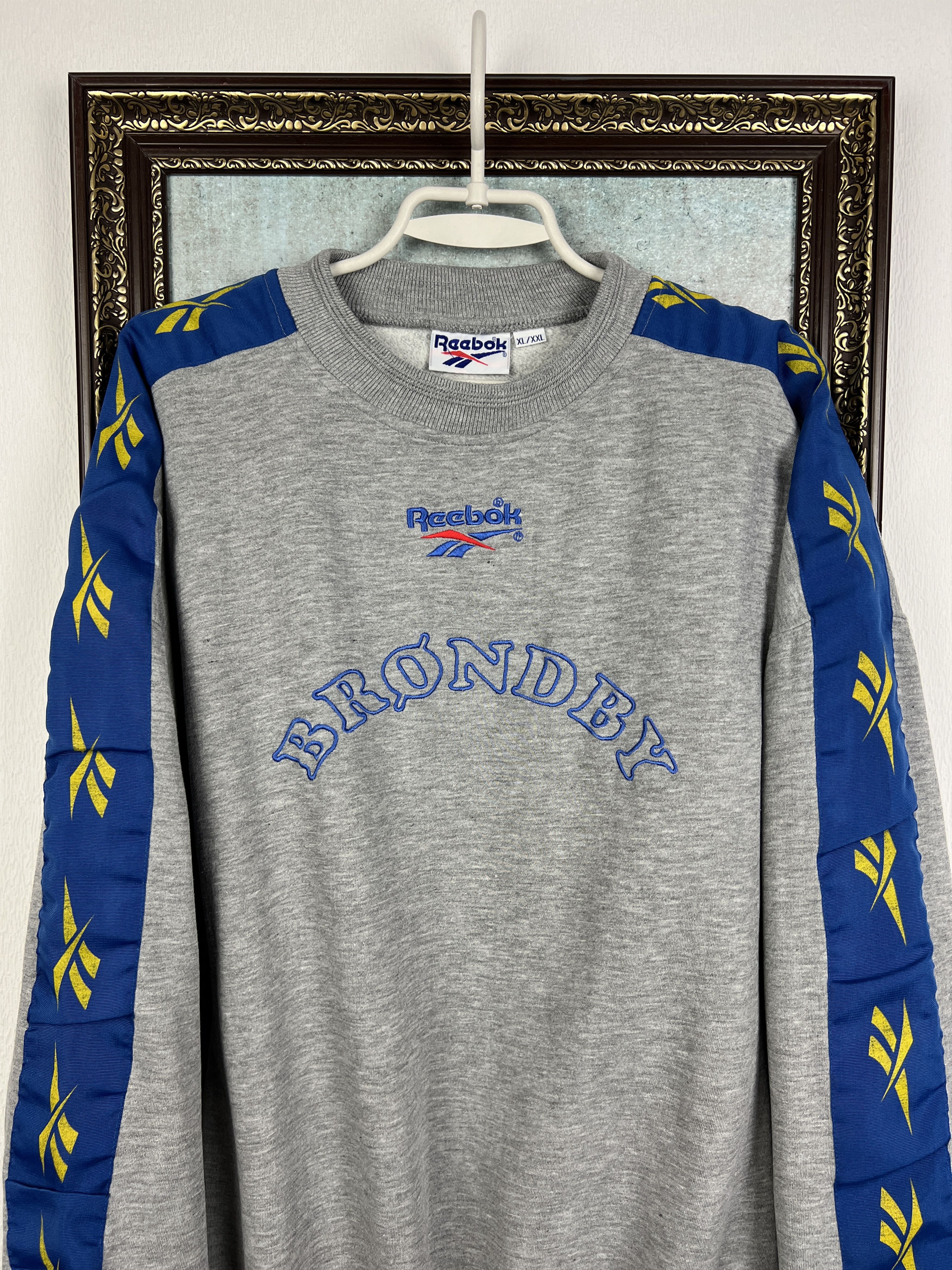 Reebok Vintage 90's Brondby Football Sweatshirt Soccer Track Top Size US XXL / EU 58 / 5 - 2 Thumbnail