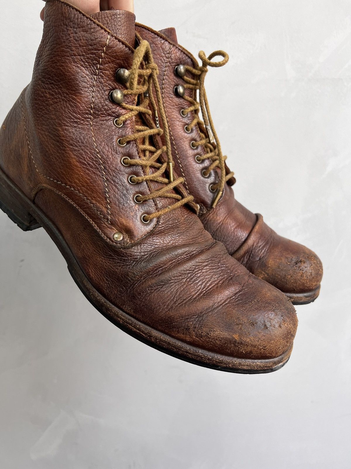 Other BLACK FRIDAY✅✅AVANT GARDE SHORO FADED ANKLE COMBAT BOOTS 90s Size US 10 / EU 43 - 3 Thumbnail