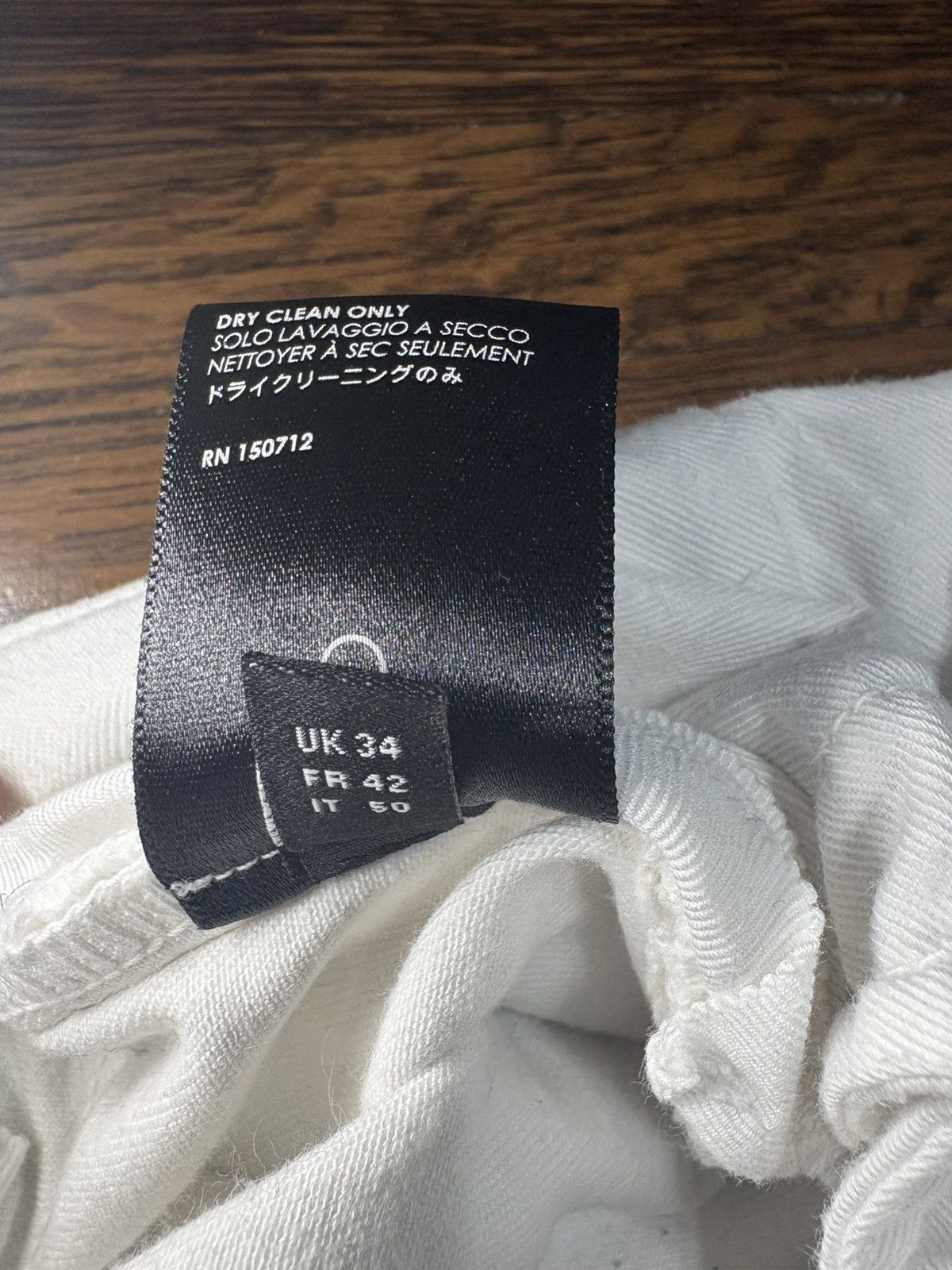 Amiri Amiri MX1 Distressed White Skinny Jeans Size US 34 / EU 50 - 6 Thumbnail