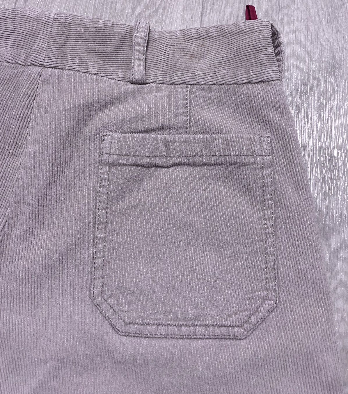 Prada Prada Linea Rossa Red Tab Beige Flared Corduroy Pant Trouser Size US 30 / EU 46 - 6 Thumbnail