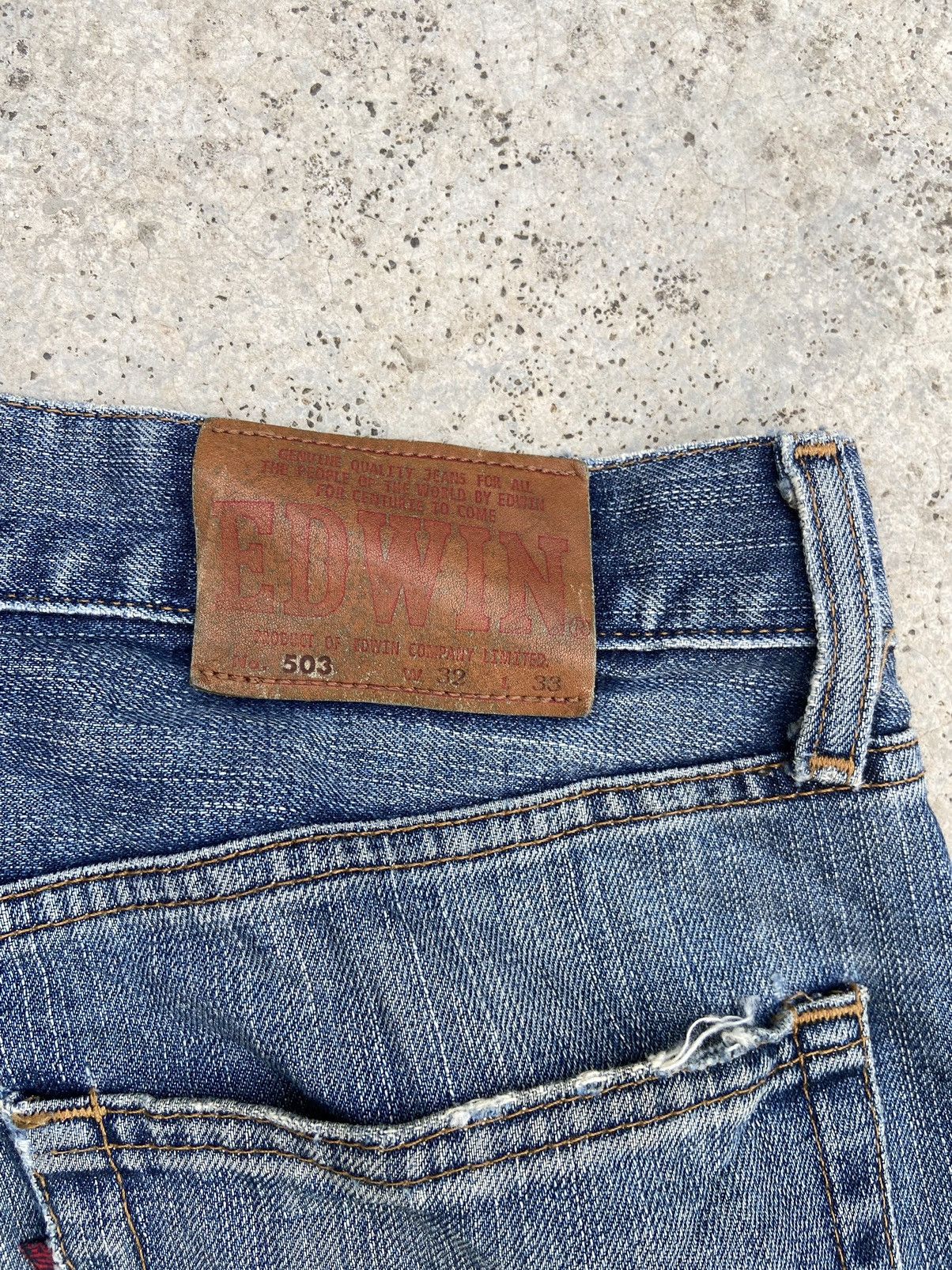 Beauty Beast Vintage Edwin Short jeans distressed if six was nine Size US 32 / EU 48 - 10 Thumbnail