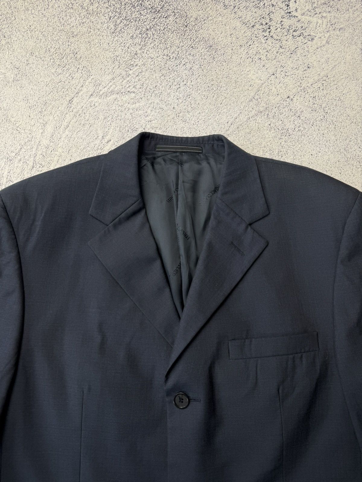 Vintage Vintage Versace Classic Black Blazer Luxury Y2K Size 48R - 9 Thumbnail