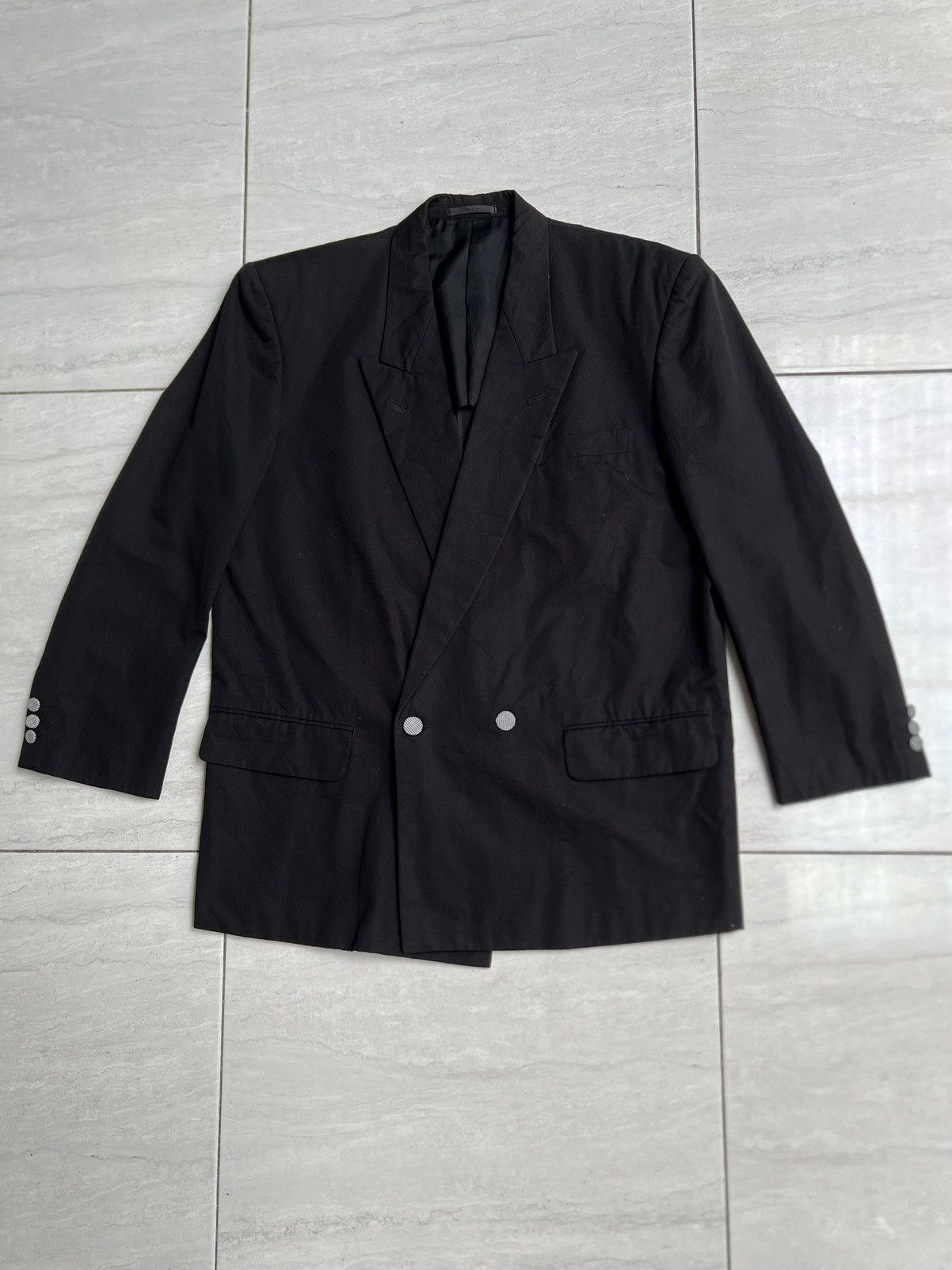 Comme des Garcons Comme Des Garcons Homme Black Suit Blazers Size 54L - 6 Thumbnail