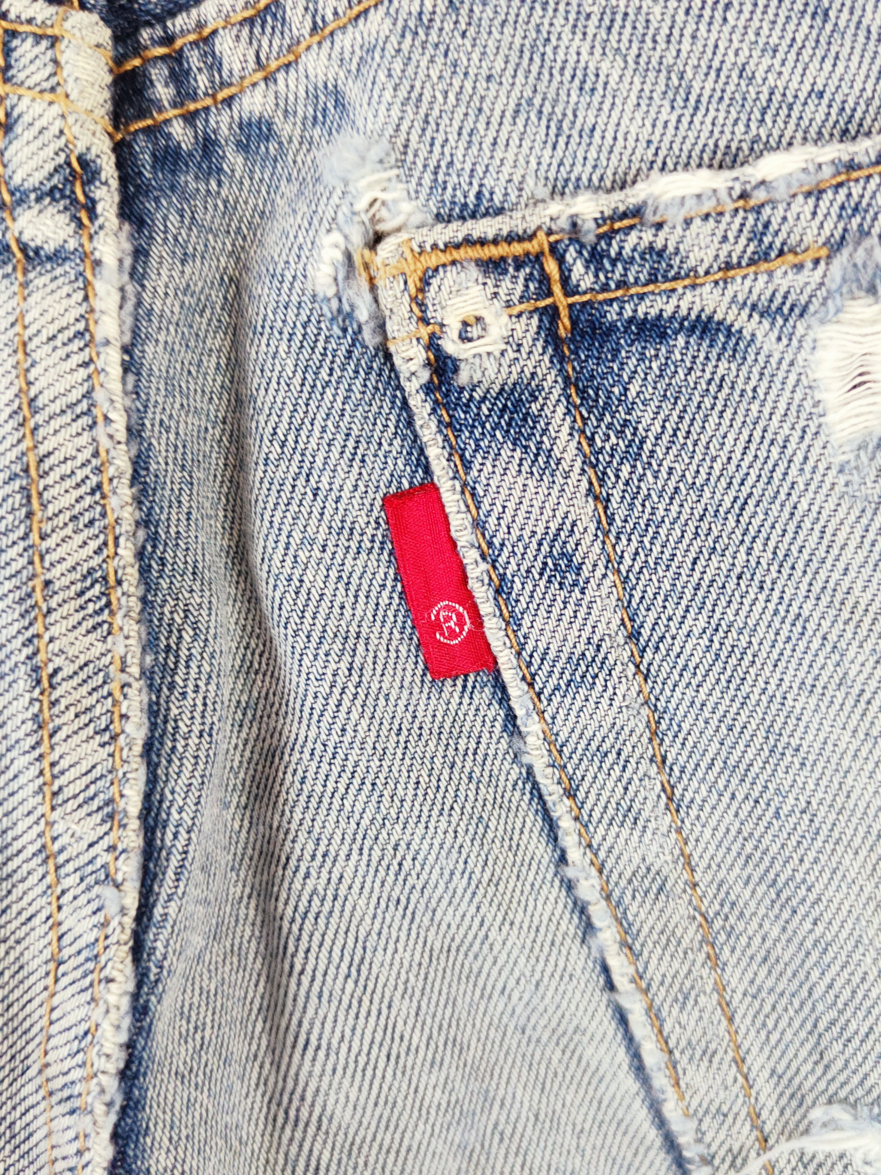 Japanese Brand Japanese Brand Blue Distressed Ripped denim Jeans #W802 Size US 28 / EU 44 - 8 Thumbnail