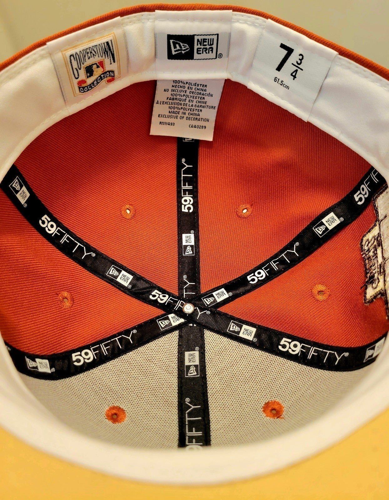 New Era *Firm* 7 3/4 Exclusive Fitted Philadelphia Phillies Hat Size ONE SIZE - 6 Thumbnail