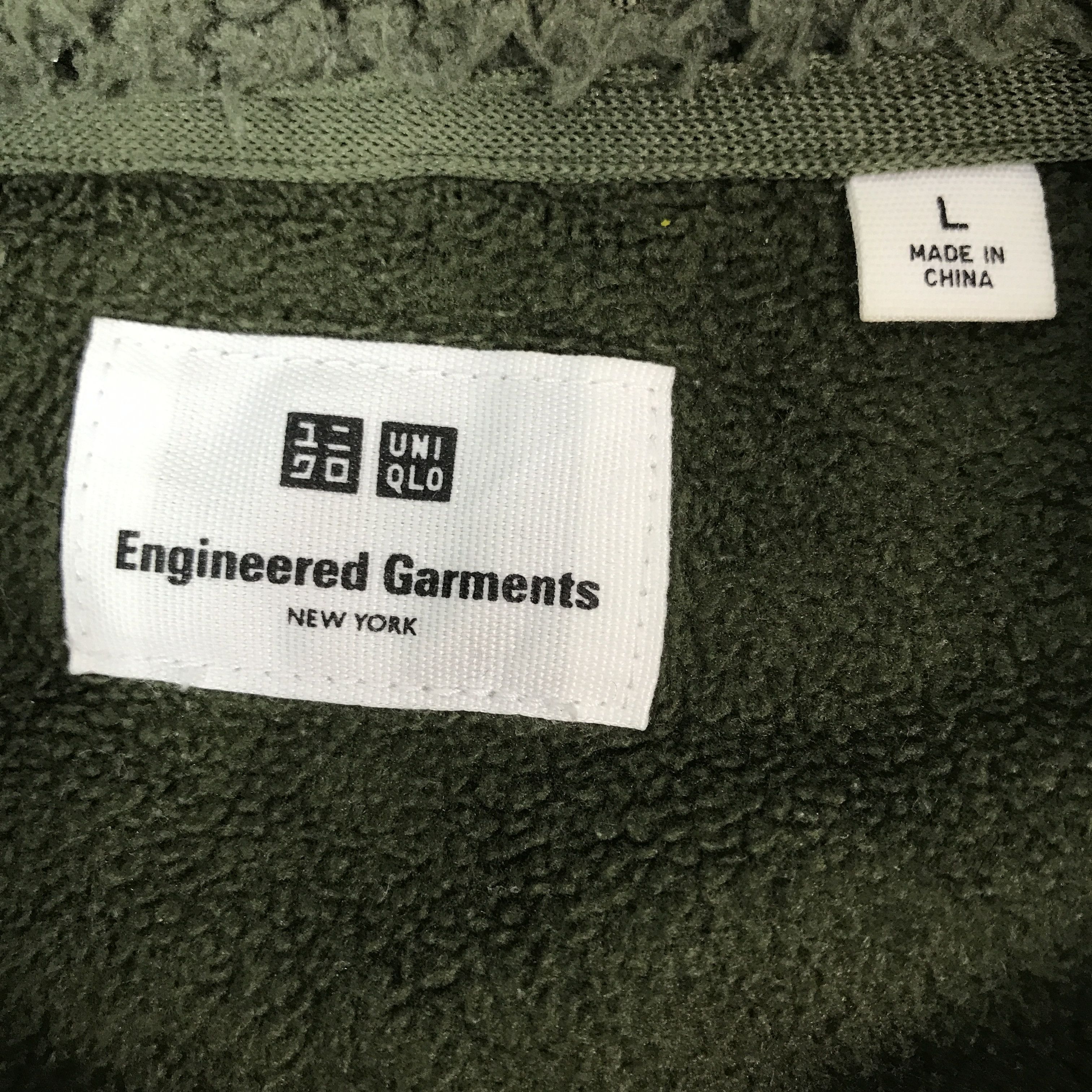 Japanese Brand UNIQLO x engineered garments Zipper Fleece Winter jacket Size US M / EU 48-50 / 2 - 9 Thumbnail