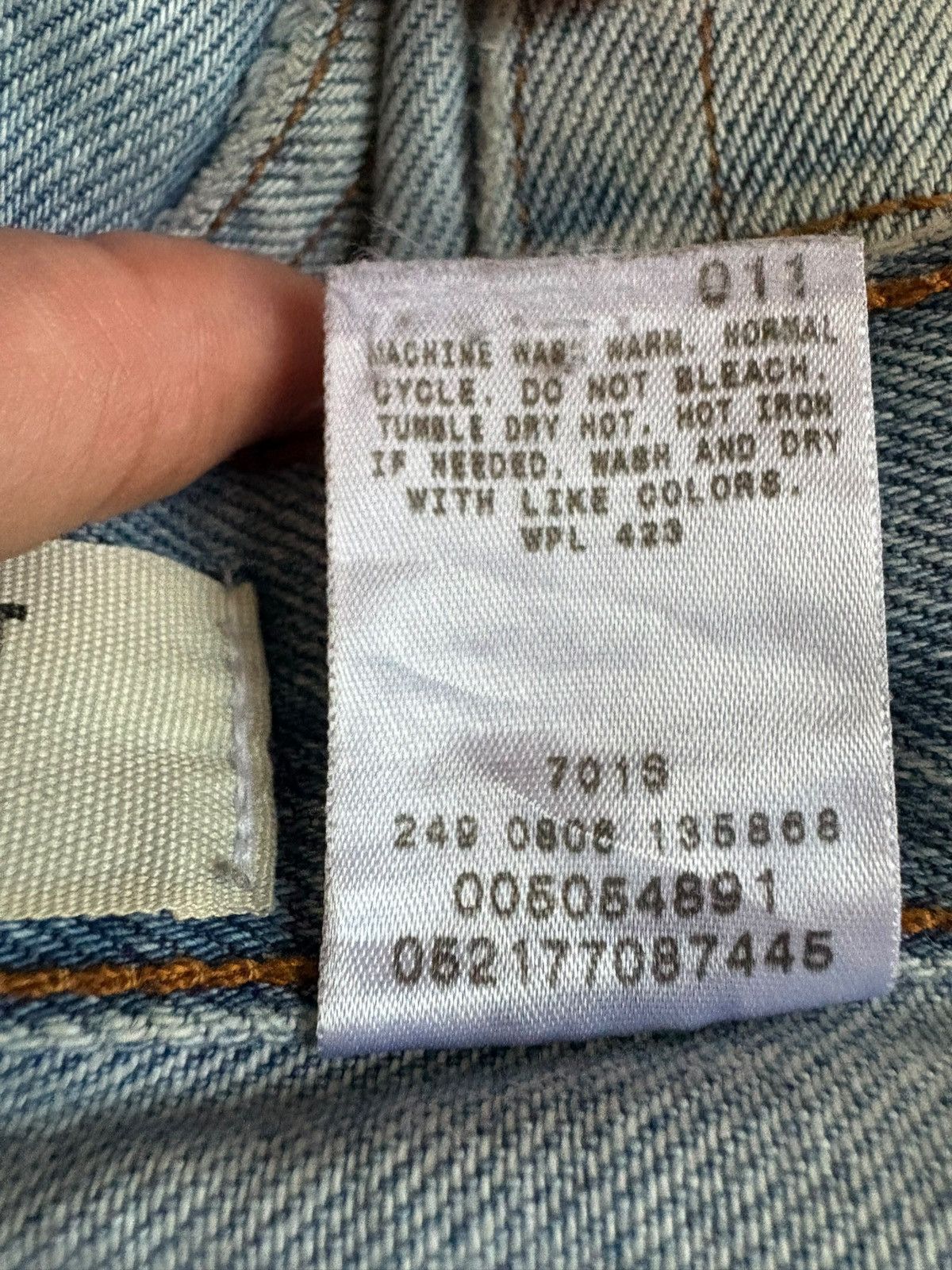 Levi's Vintage 90s Levis 505 Mud Wash Distressed Loose Baggy Jeans Size US 34 / EU 50 - 11 Thumbnail