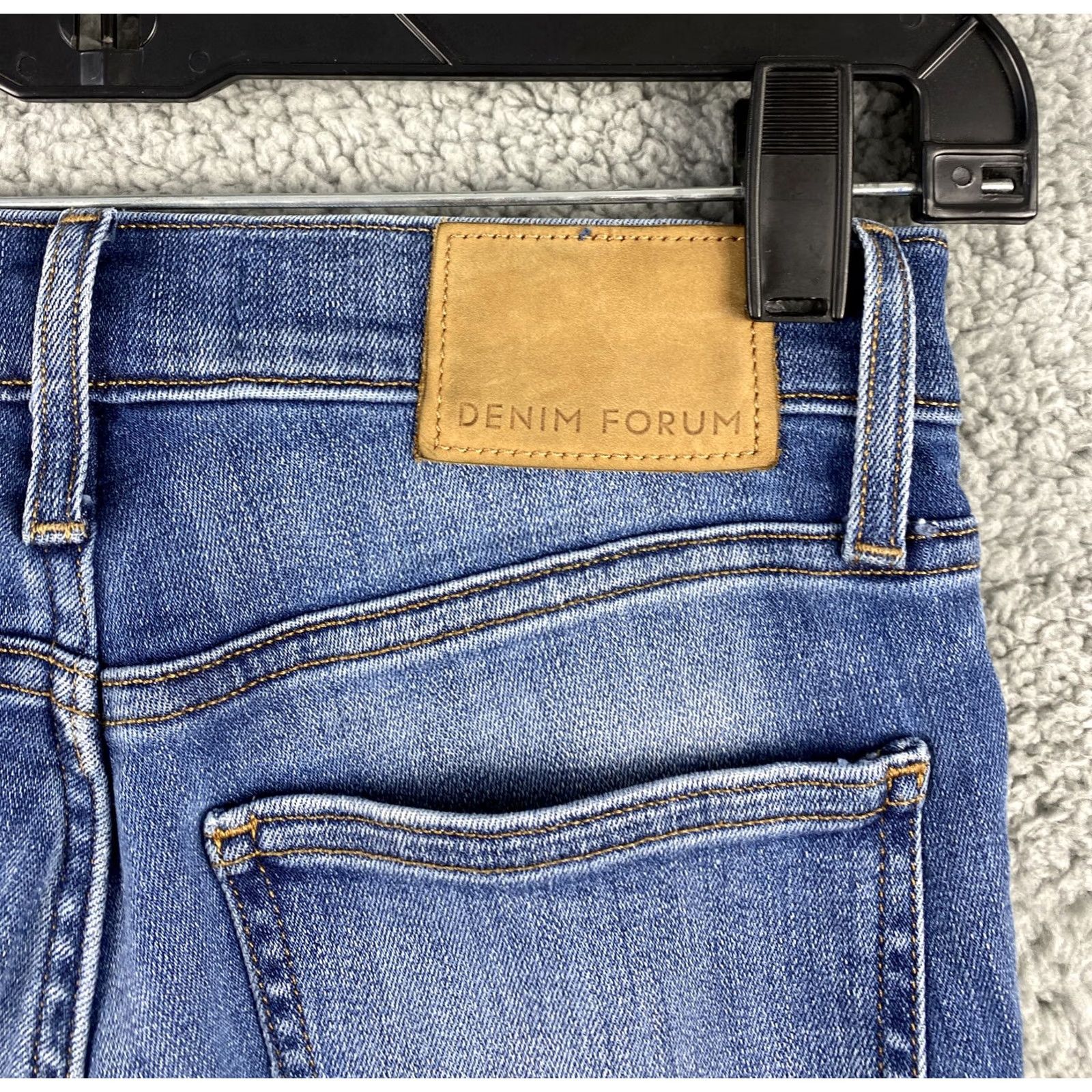Denime Denim Forum Jeans Women’s Size 2 Skinny Ankle Mid Rise Stretch Blue 31-25 Size 26" / US 2 / IT 38 - 8 Thumbnail