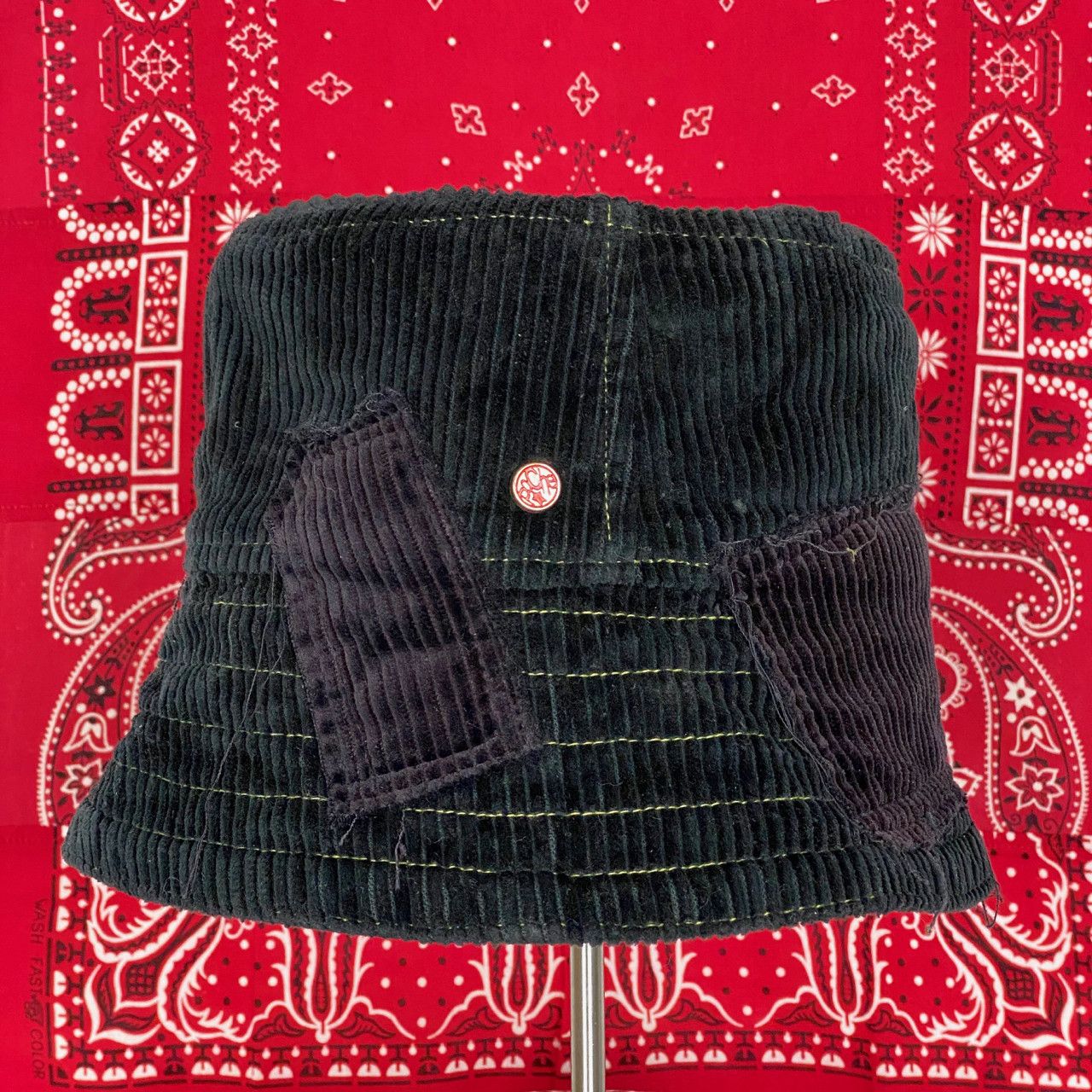 Poche Studio POCHE STUDIO HANDMADE REVERSIBLE BUCKET HAT Size ONE SIZE - 2 Thumbnail