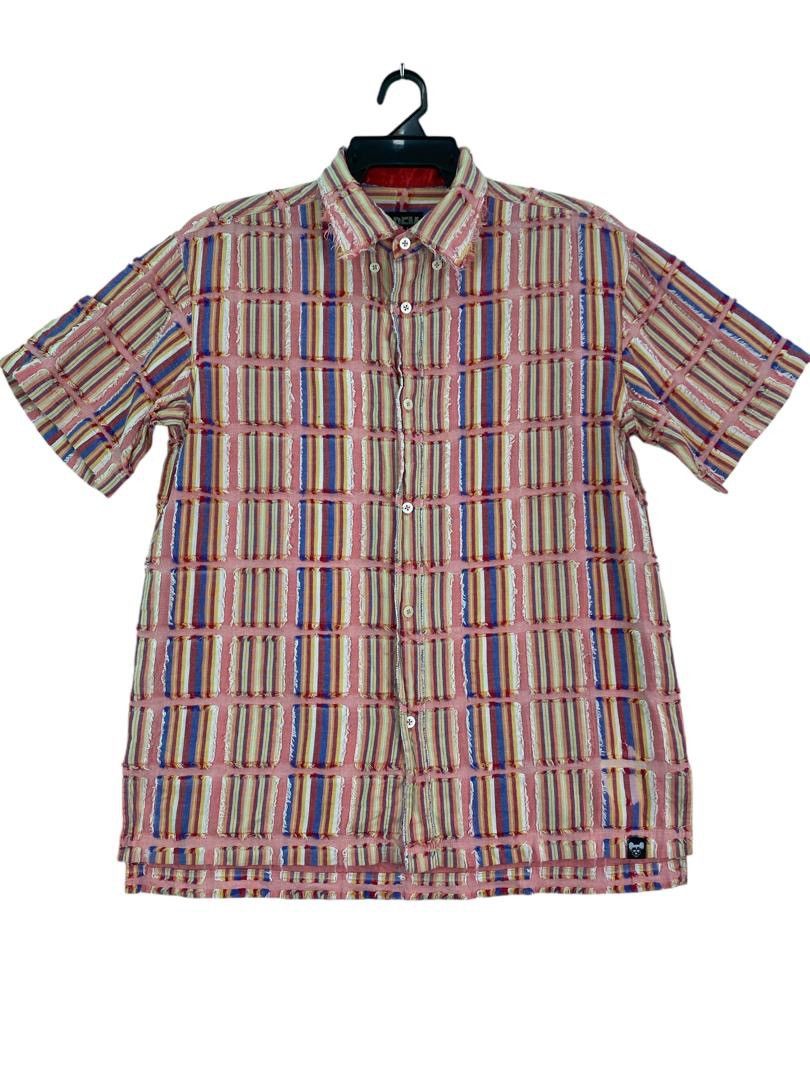 PPFM Vtg 90s PPFM japan patchwork art button up shirts Free size Size US M / EU 48-50 / 2 - 2 Thumbnail