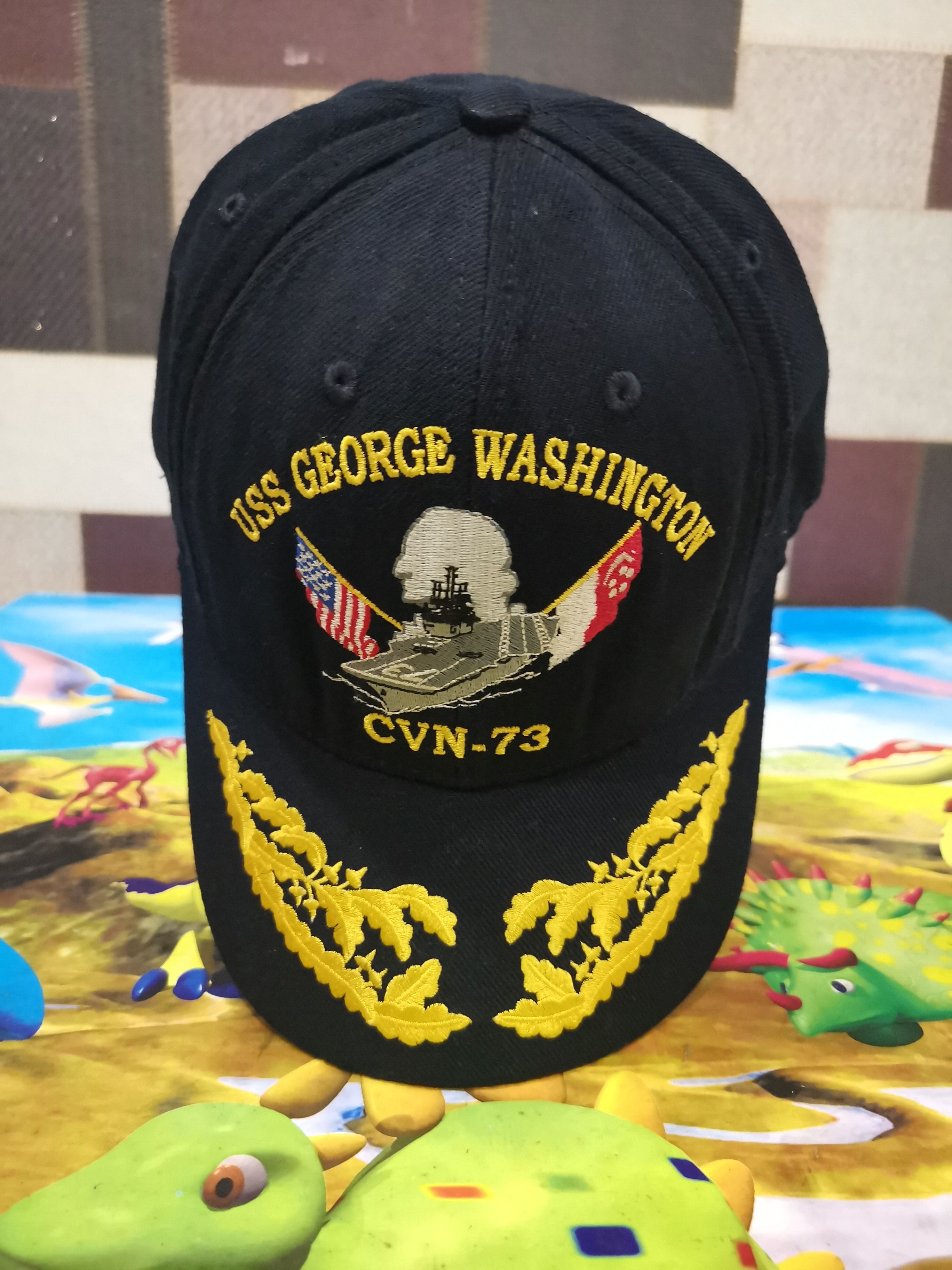 Vintage Vintage USS GEORGE WASHINGTON CVN-73 Hats Size ONE SIZE - 5 Thumbnail