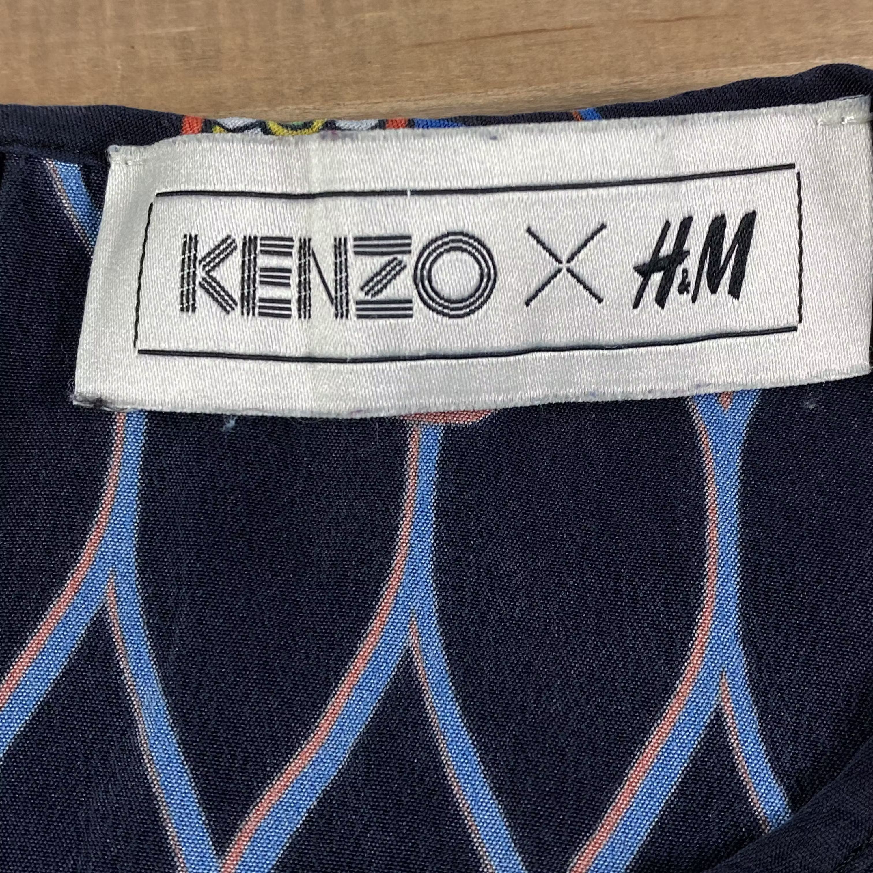 H&M × Kenzo Womens Top T-Shirt Kenzo X H&M Size 38 Size S / US 4 / IT 40 - 4 Thumbnail