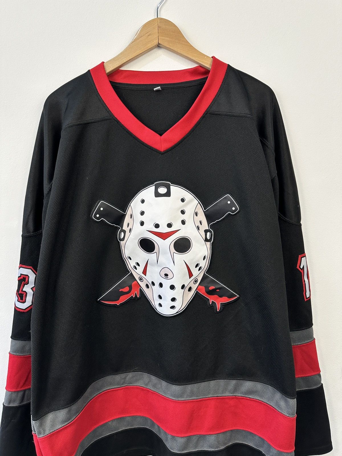 Other Hockey Jersey Voorhees #13 Friday The 13th Horror Movie Size US XXL / EU 58 / 5 - 5 Thumbnail