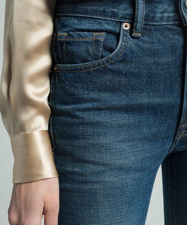 Tom Ford o1w1db10525 PAD115 Flare Jeans in Blue Size 26" / US 2 / IT 38 - 5 Thumbnail