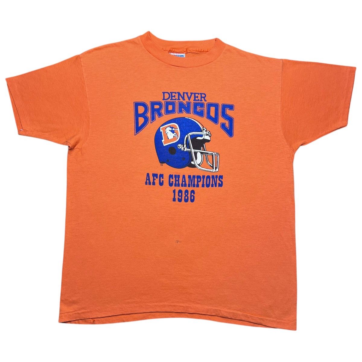 NFL × Vintage Vintage 1986 NFL Denver Broncos AFC Champions Spell Out Tee Size US L / EU 52-54 / 3 - 1 Thumbnail