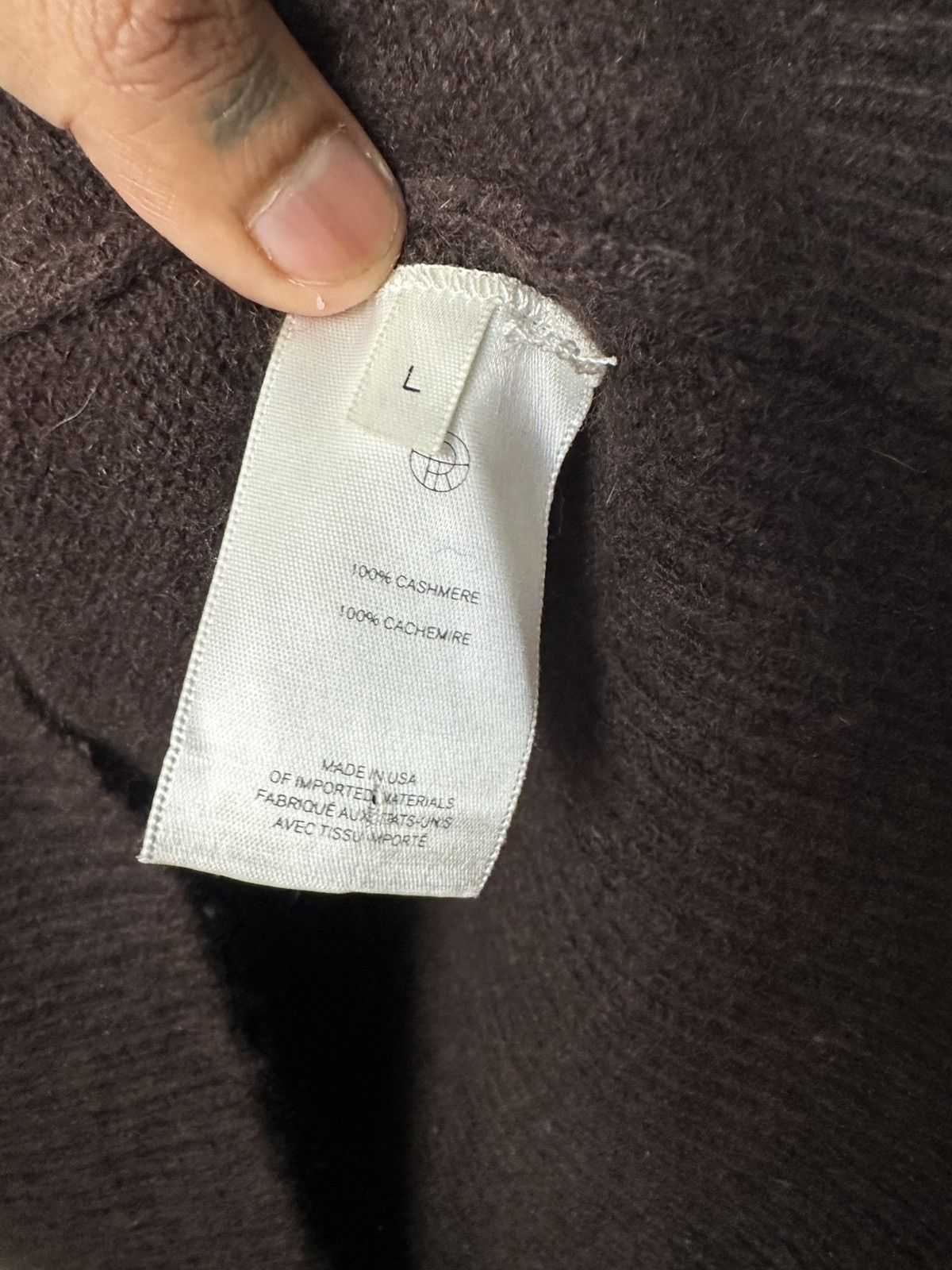 The Row The Row 100% Cashmere Hoody Size L / US 10 / IT 46 - 4 Thumbnail