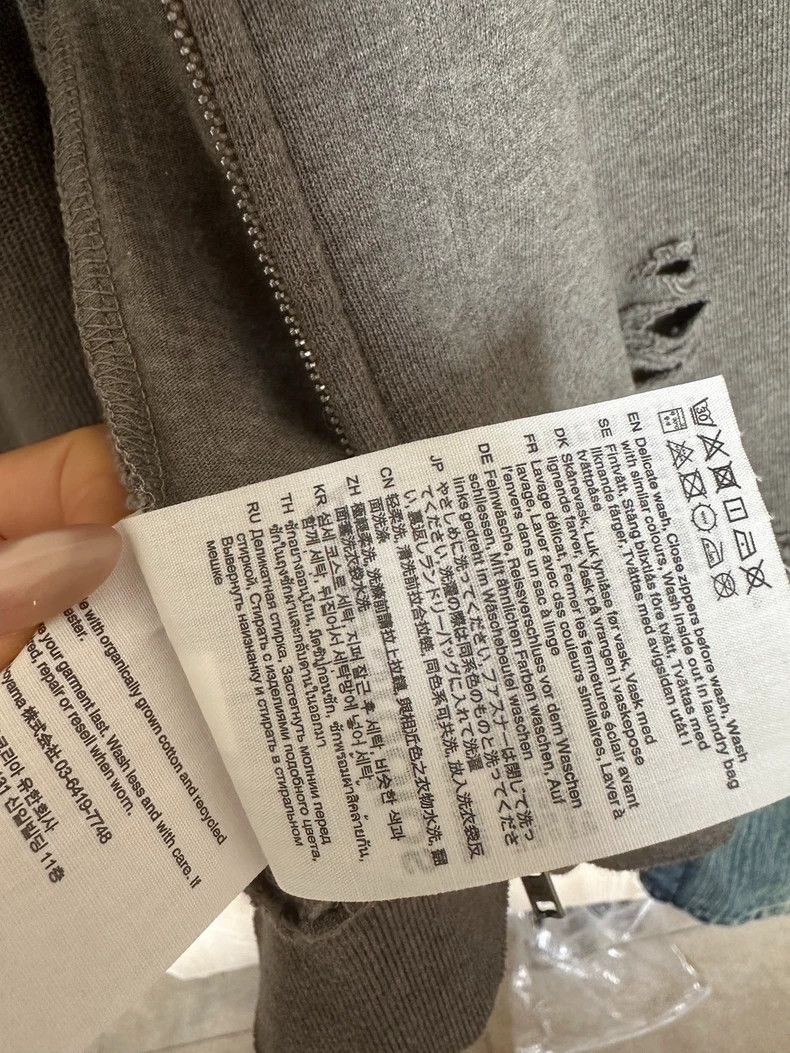 Acne Studios acne studios Make old ripped logo hoodies 2504-Nextarrow Size US M / EU 48-50 / 2 - 6 Thumbnail
