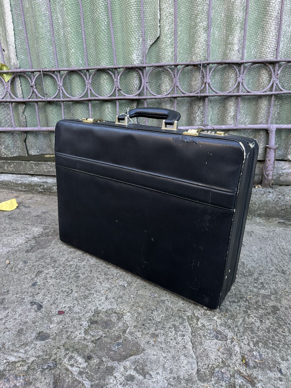Leather × Vintage 1960/70s Sterling Combination Lock Leather Briefcase Size ONE SIZE - 11 Thumbnail