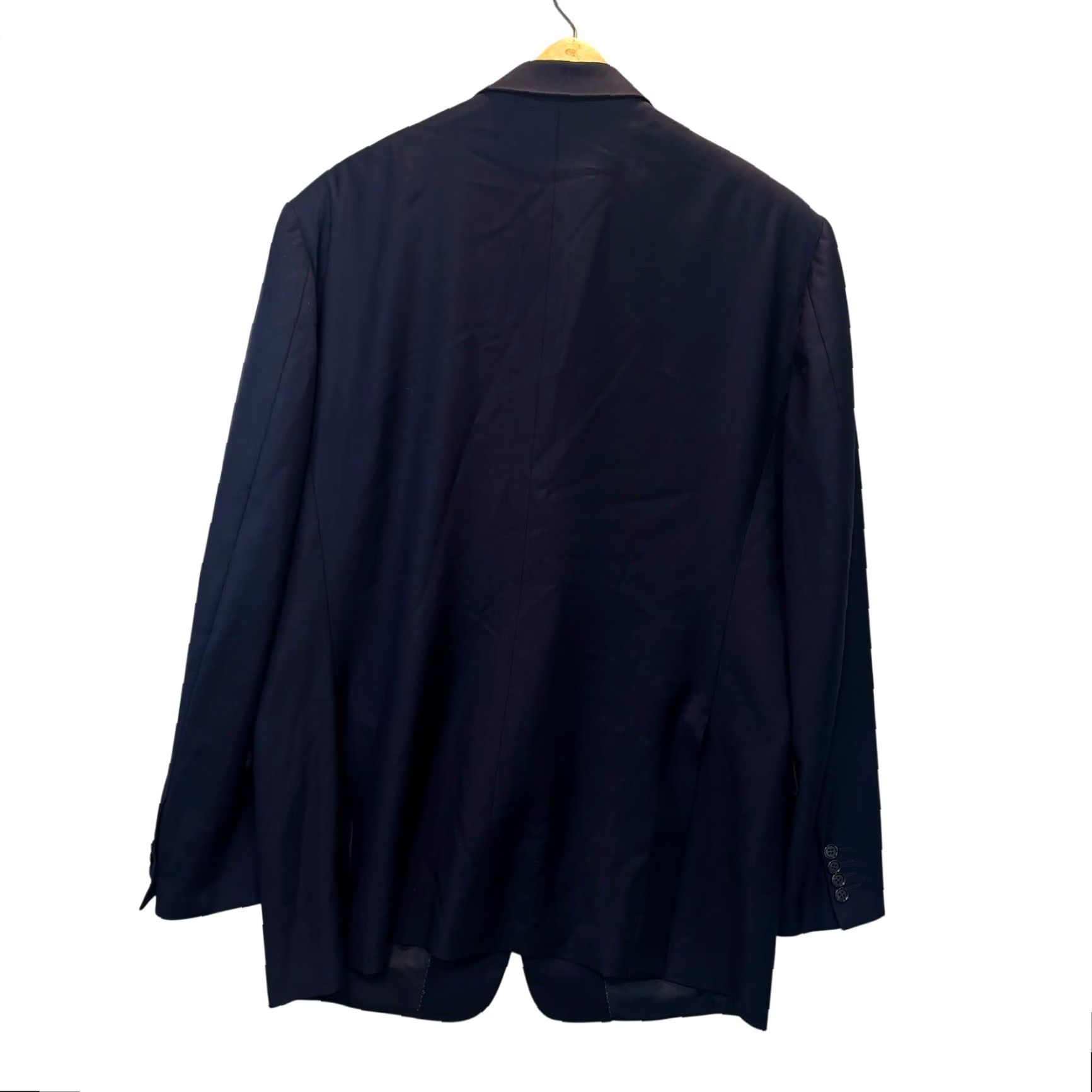 Pal Zileri VINTAGE Pal Zileri Blazer Mens 54L Blue Wool Tailored Jacket Made in Italy Size 54R - 2 Thumbnail