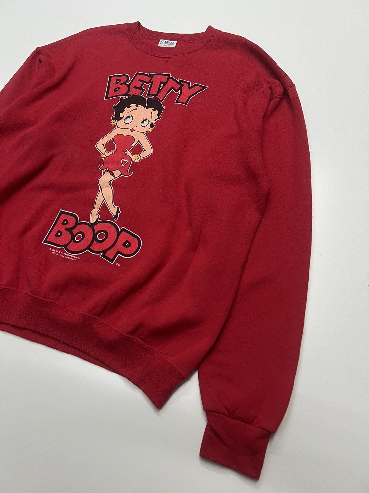 Vintage VINTAGE 80's BETTY BOOP SWEATSHIRT Size US L / EU 52-54 / 3 - 3 Thumbnail