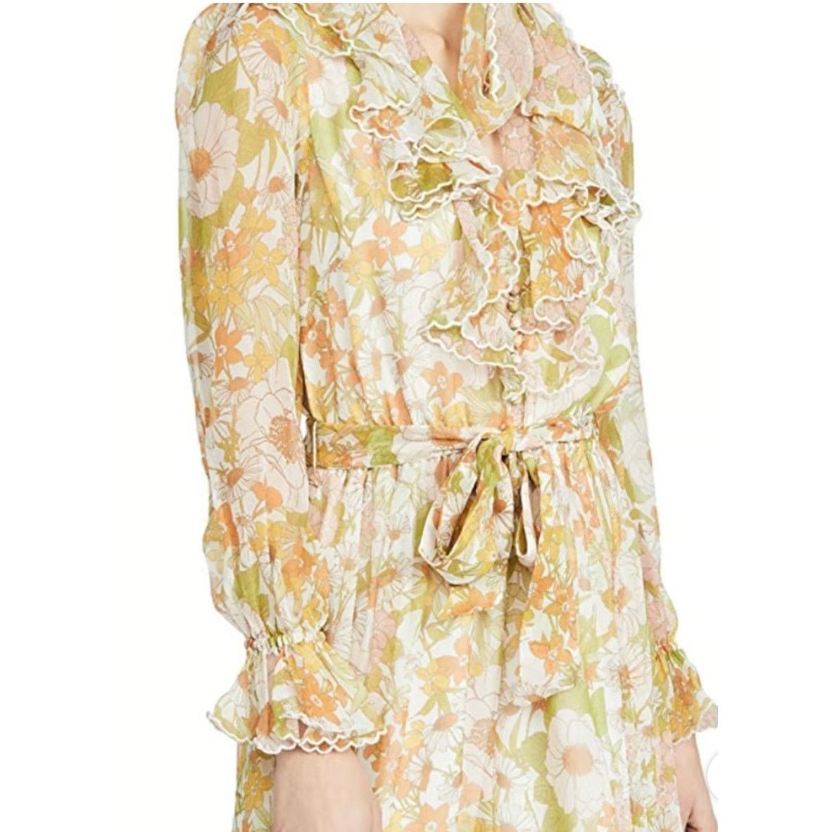 Zimmermann Zimmermann 'The Love Struck' Romper Mini Dress Size XS / US 0-2 / IT 36-38 - 3 Thumbnail