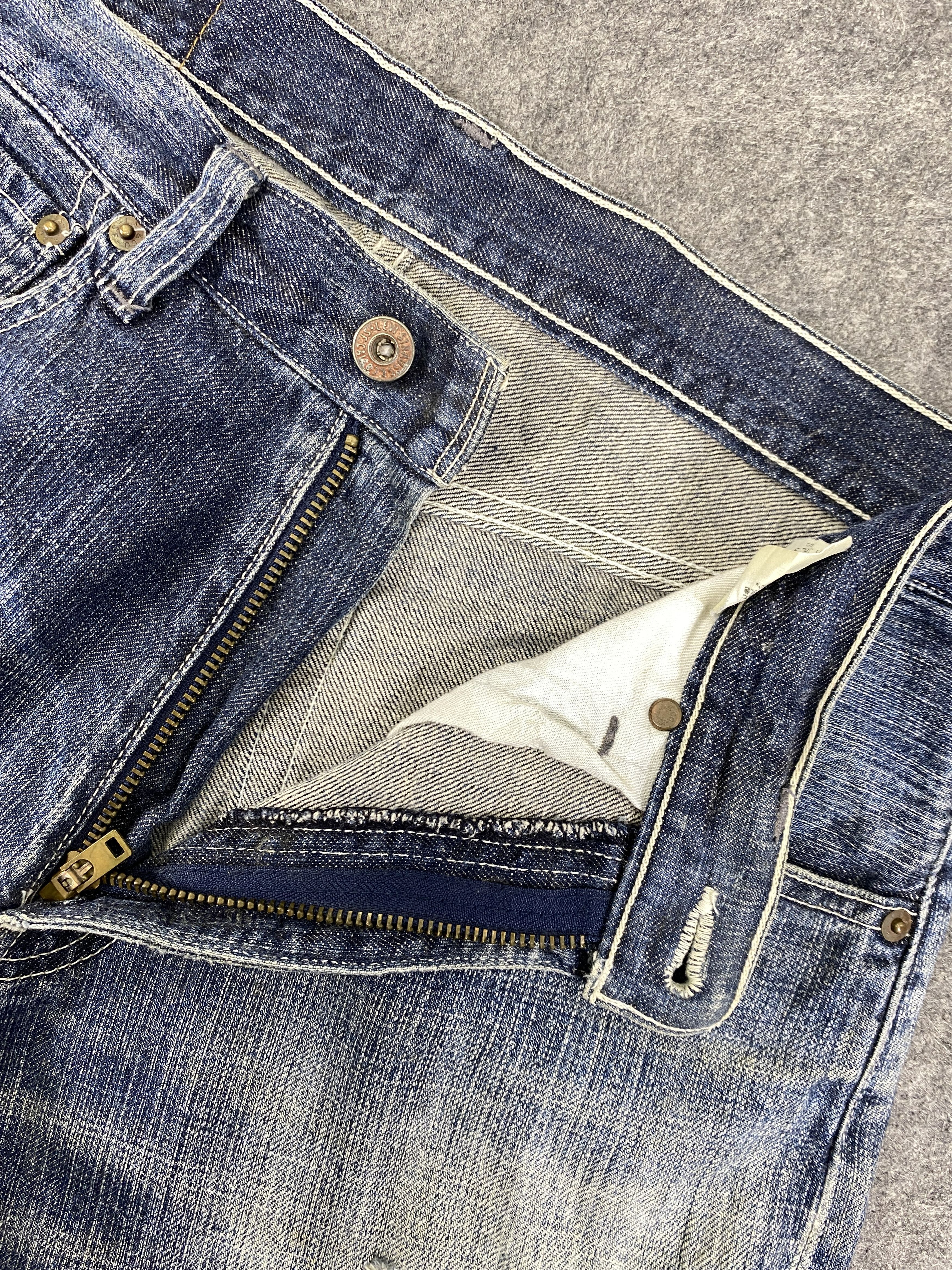 Levi's Faded Blue Vintage Levi's 503 Short Jeans 30x14.5 - JN3354 Size US 30 / EU 46 - 3 Thumbnail