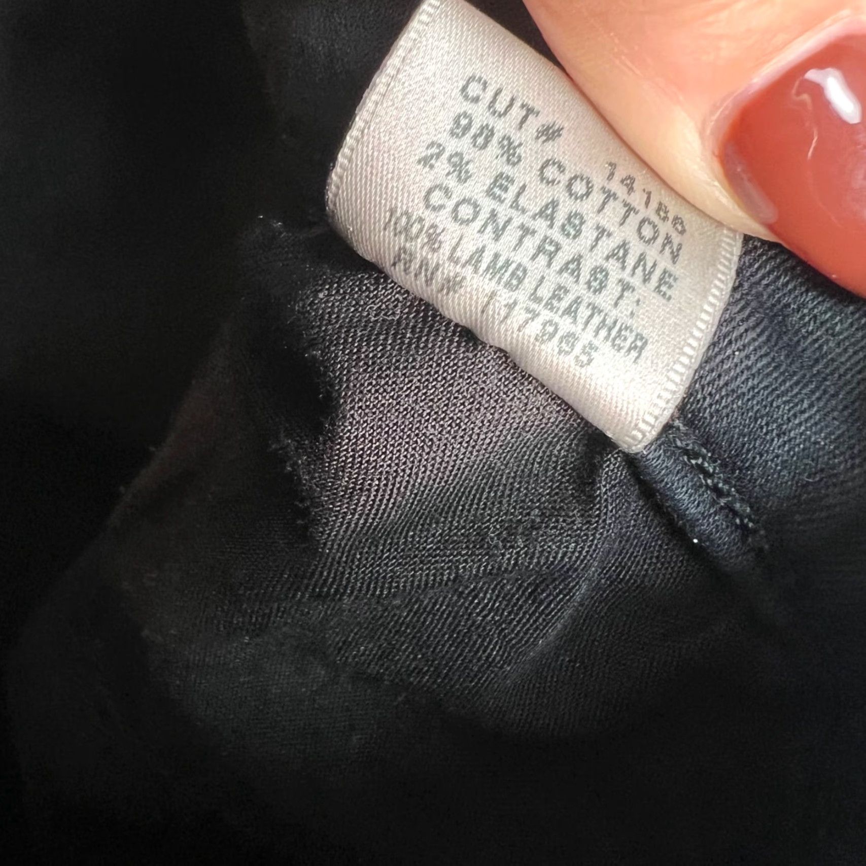 J Brand J Brand Jeans Womens 29 Black Moto Skinny Denim Cotton Blend 5-Pocket Stretch Hairpin? Size 29" - 6 Thumbnail