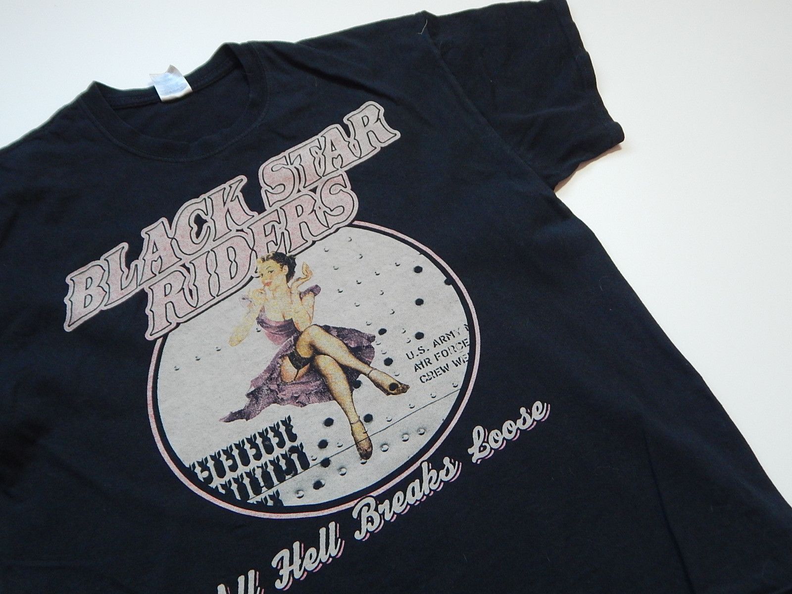 Band Tees black star riders heavy metal rock band tour tee Size US XL / EU 56 / 4 - 2 Thumbnail