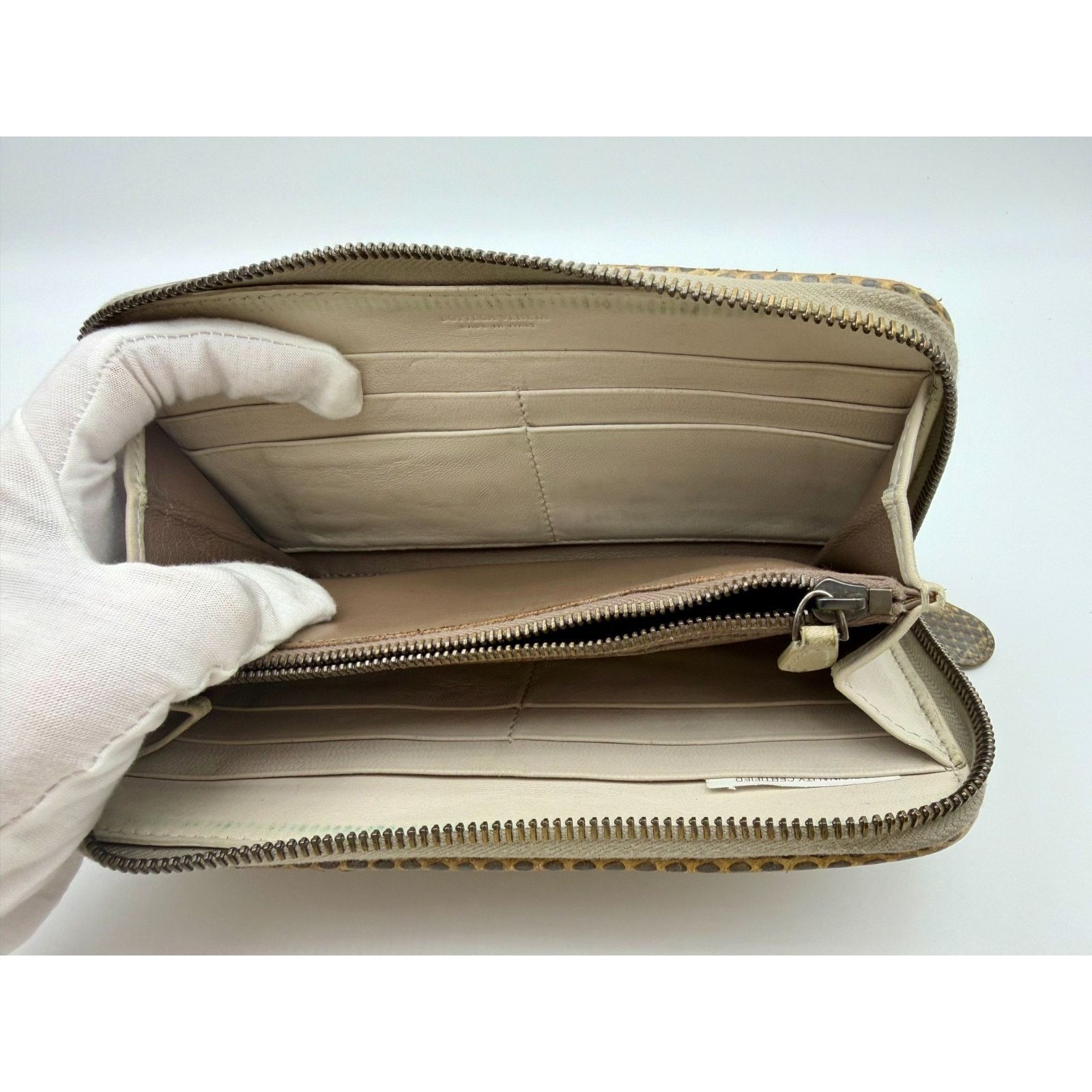 Bottega Veneta BOTTEGA VENETA Intrecciato Zippy Clutch Wallet Leather | COA Size ONE SIZE - 6 Thumbnail
