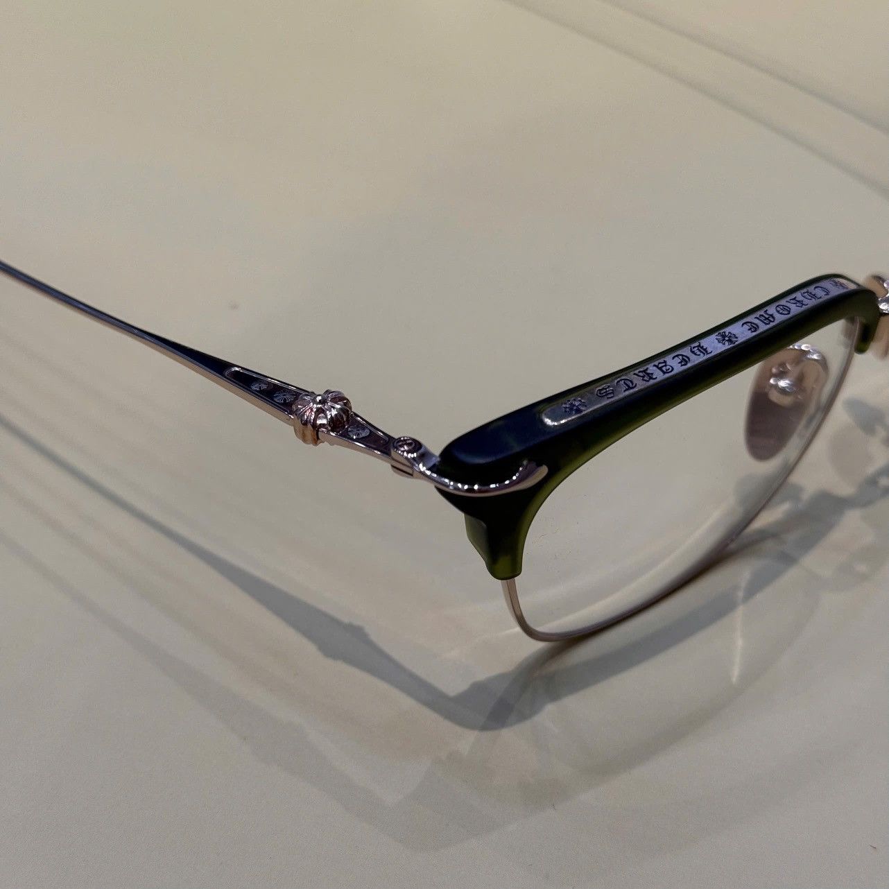 Chrome Hearts CHROME HEARTS SLUNTRADICTION Matte Dark Olive/Gold Plated Size ONE SIZE - 3 Thumbnail