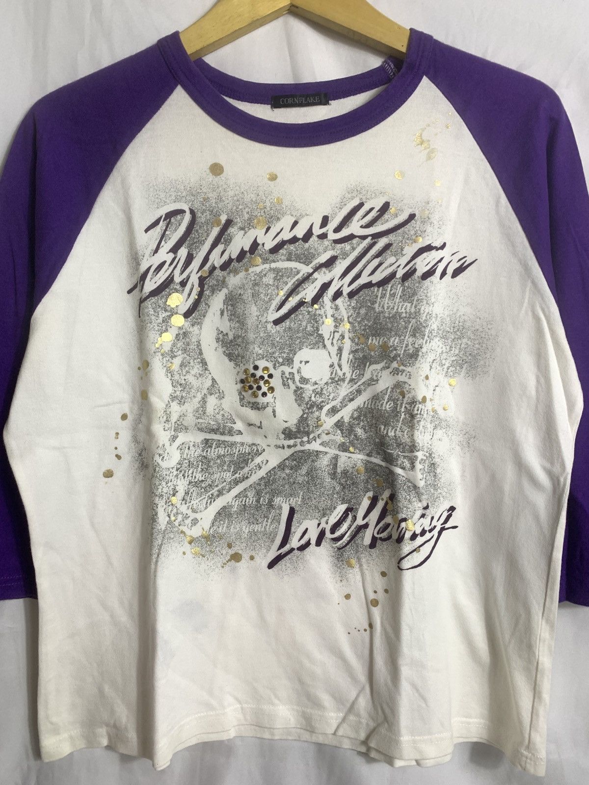 Japanese Brand Cornflake Skulls raglan shirt Size US M / EU 48-50 / 2 - 2 Thumbnail
