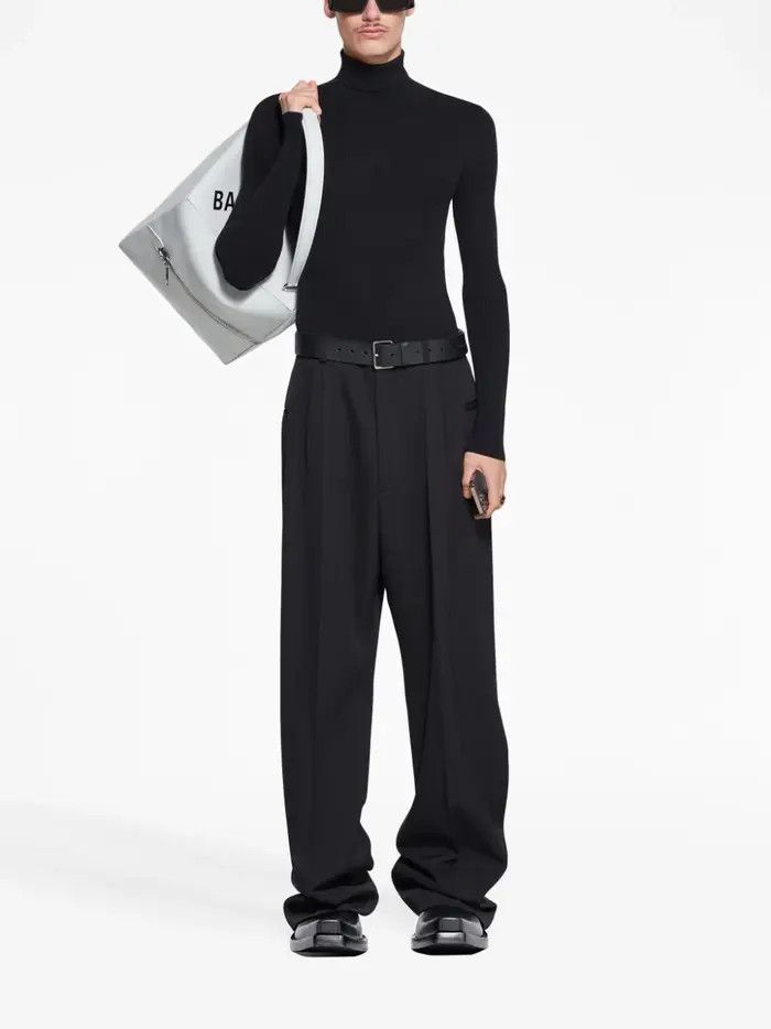 Balenciaga o1bcso1str0326 DIY Tailored Pants in Black Size US 34 / EU 50 - 2 Thumbnail