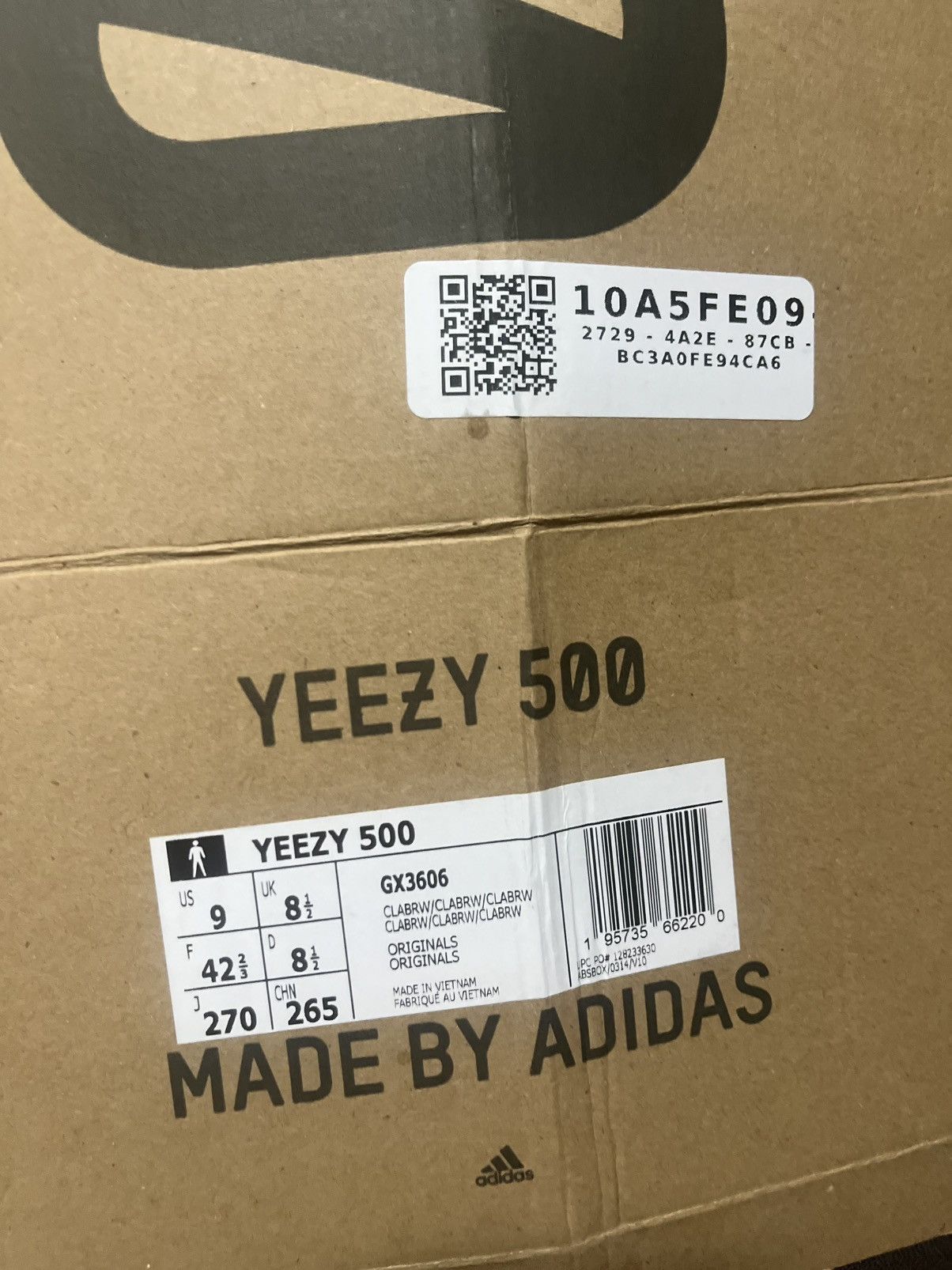Adidas Yeezy 500 Clay Brown Size US 9 / EU 42 - 9 Thumbnail