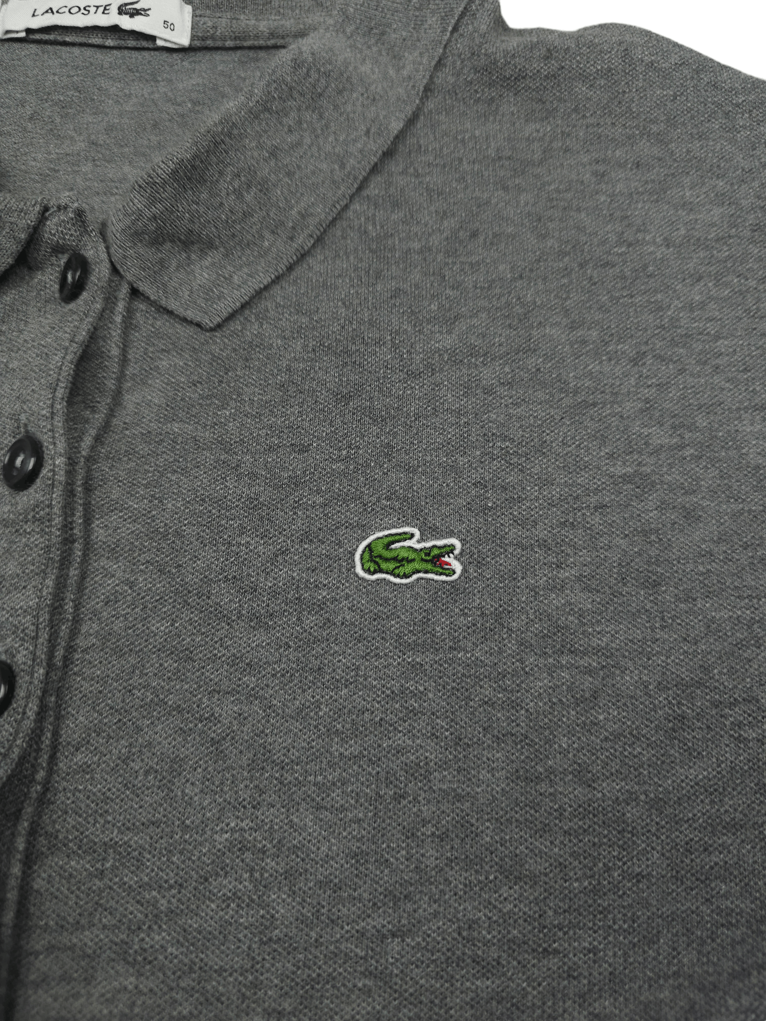 Lacoste × Vintage 💎 Size M Polo T-shirt Cropped Classic Basic Logo Y2K Size US M / EU 48-50 / 2 - 4 Thumbnail