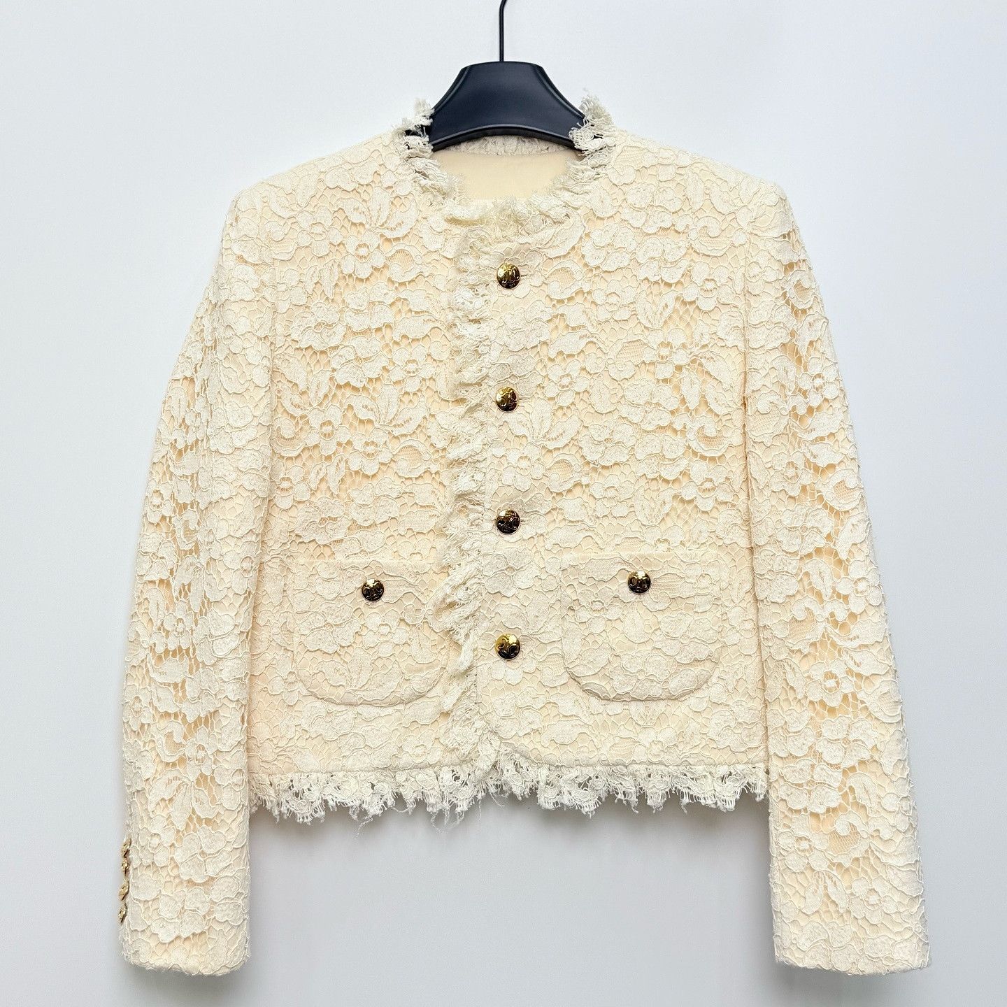 Celine CELINE Lace Button Jacket Size 38 Size S / US 4 / IT 40 - 1 Thumbnail