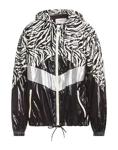 Image of Celine O1W1Db10324 Jackets In Black/white, Men's (Size Small)